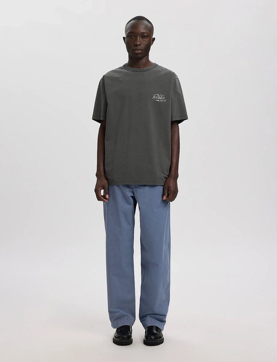 Annarr - ANRERROR DUTCH SS O-NECK TEE - kortermede t-skjorter - forged iron - 4