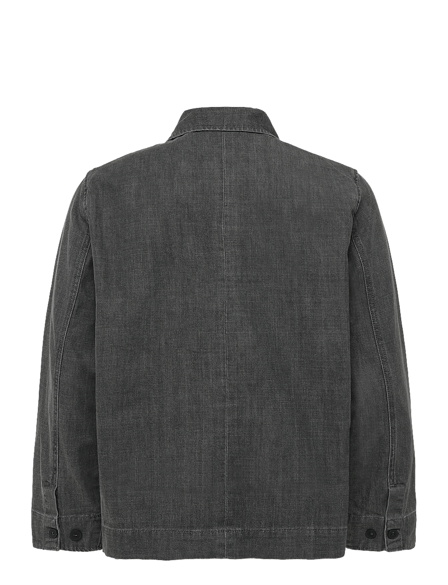 Annarr - ANRFLOKI SELVEDGE DENIM LG OVERSHIRT - light grey denim - 2