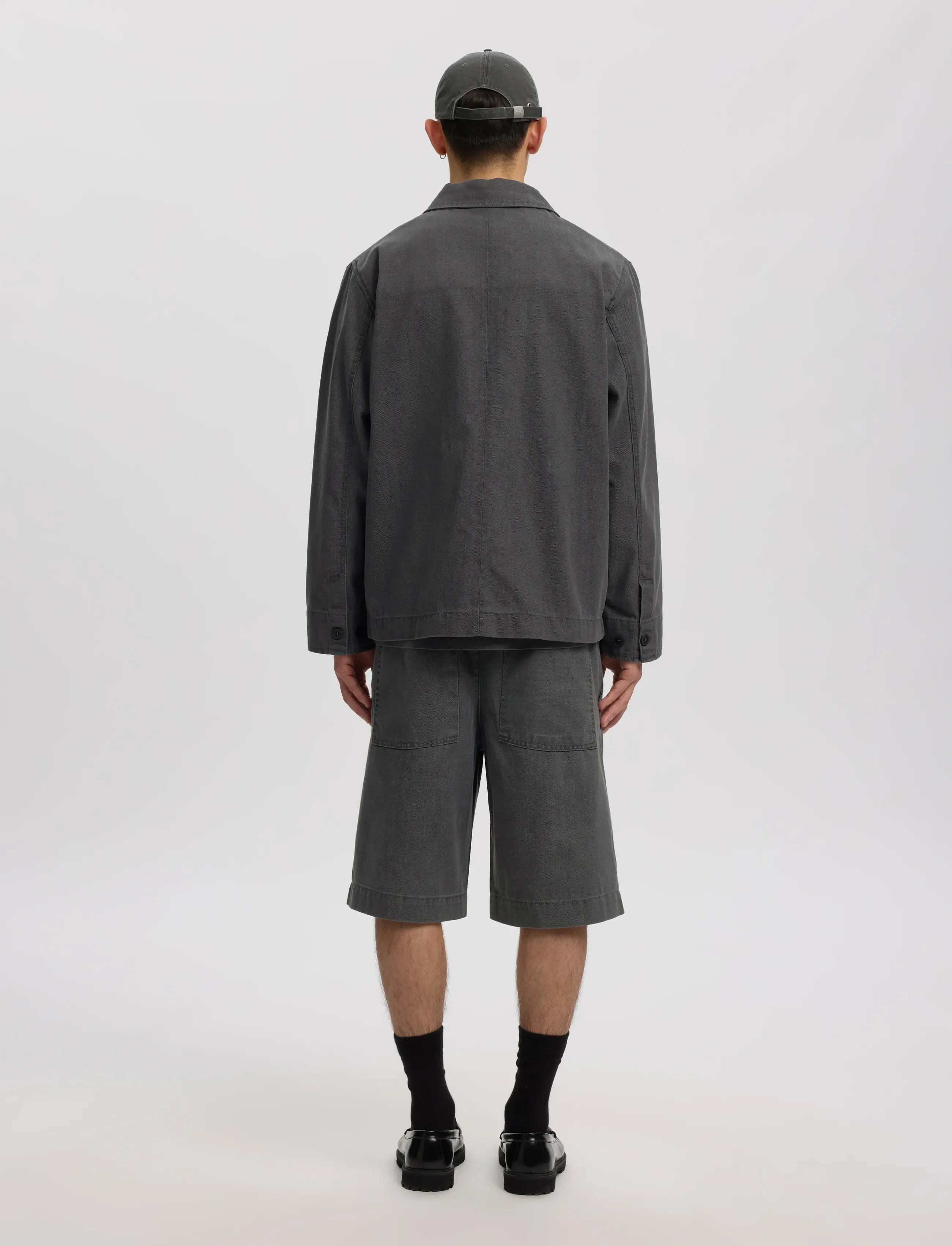 Annarr - ANRFLOKI SELVEDGE DENIM LG OVERSHIRT - light grey denim - 3