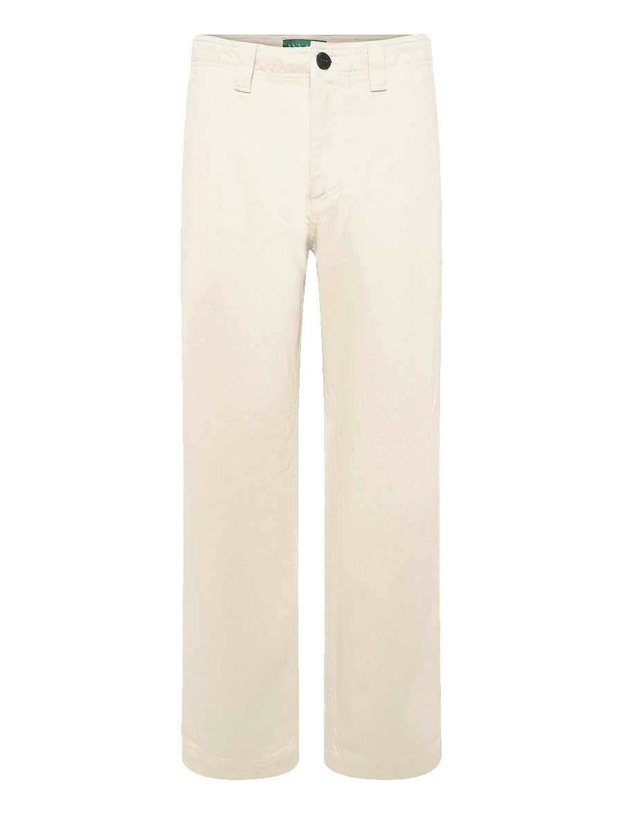 Annarr - ANRTRYGVE SELVEDGE DENIM WHITE JEANS - white denim - 0