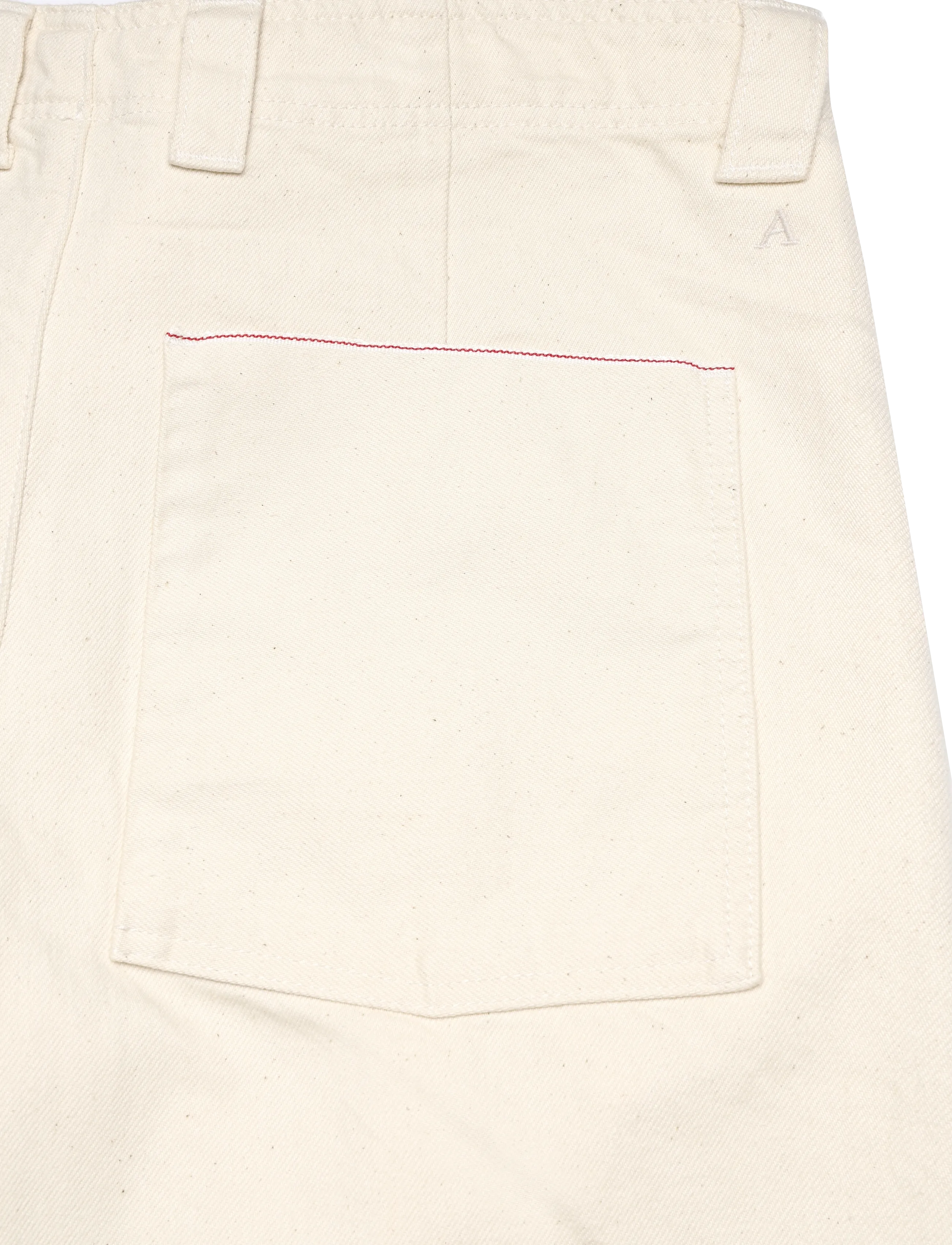 Annarr - ANRTRYGVE SELVEDGE DENIM WHITE JEANS - white denim - 4