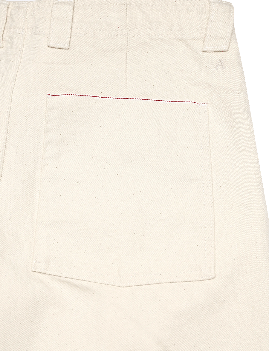 Annarr - ANRTRYGVE SELVEDGE DENIM WHITE JEANS - white denim - 4