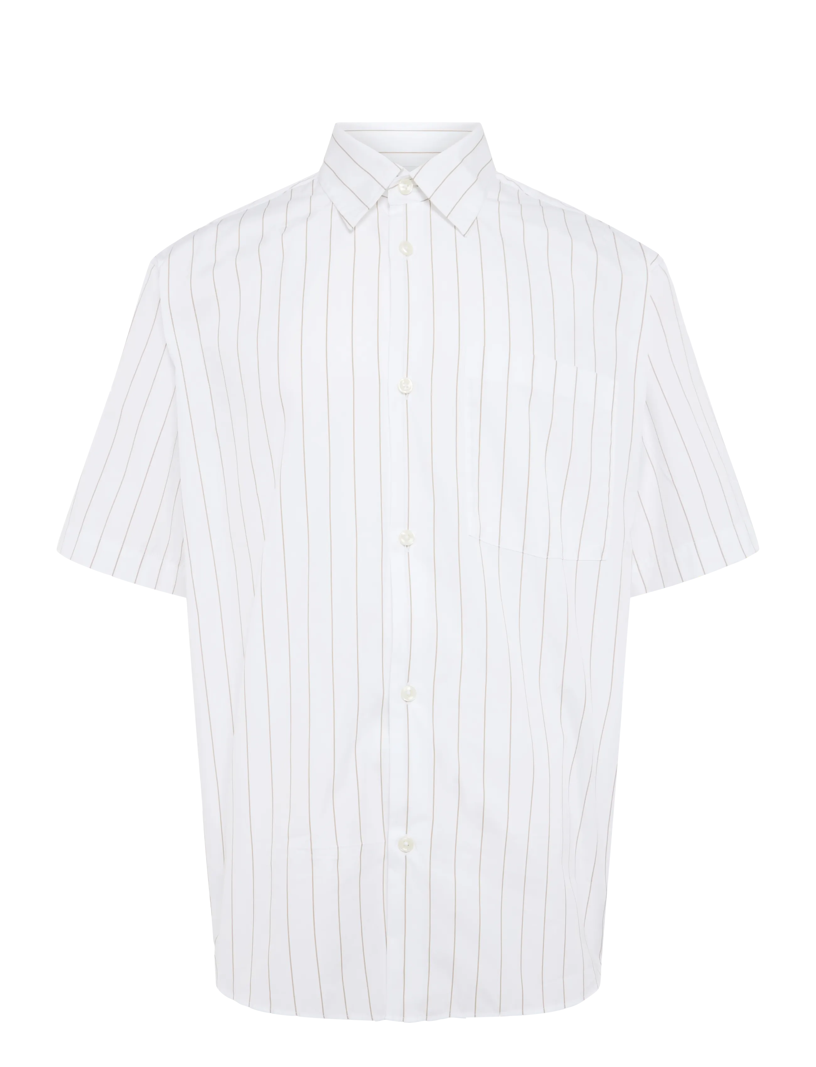 Annarr - ANRASLUND CLASSIC STRIPE SS SHIRT - brilliant white - 1