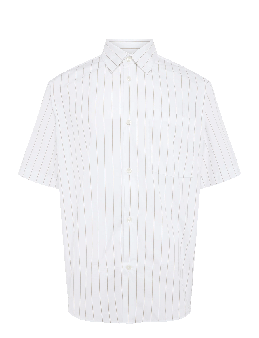 Annarr - ANRASLUND CLASSIC STRIPE SS SHIRT - brilliant white - 1