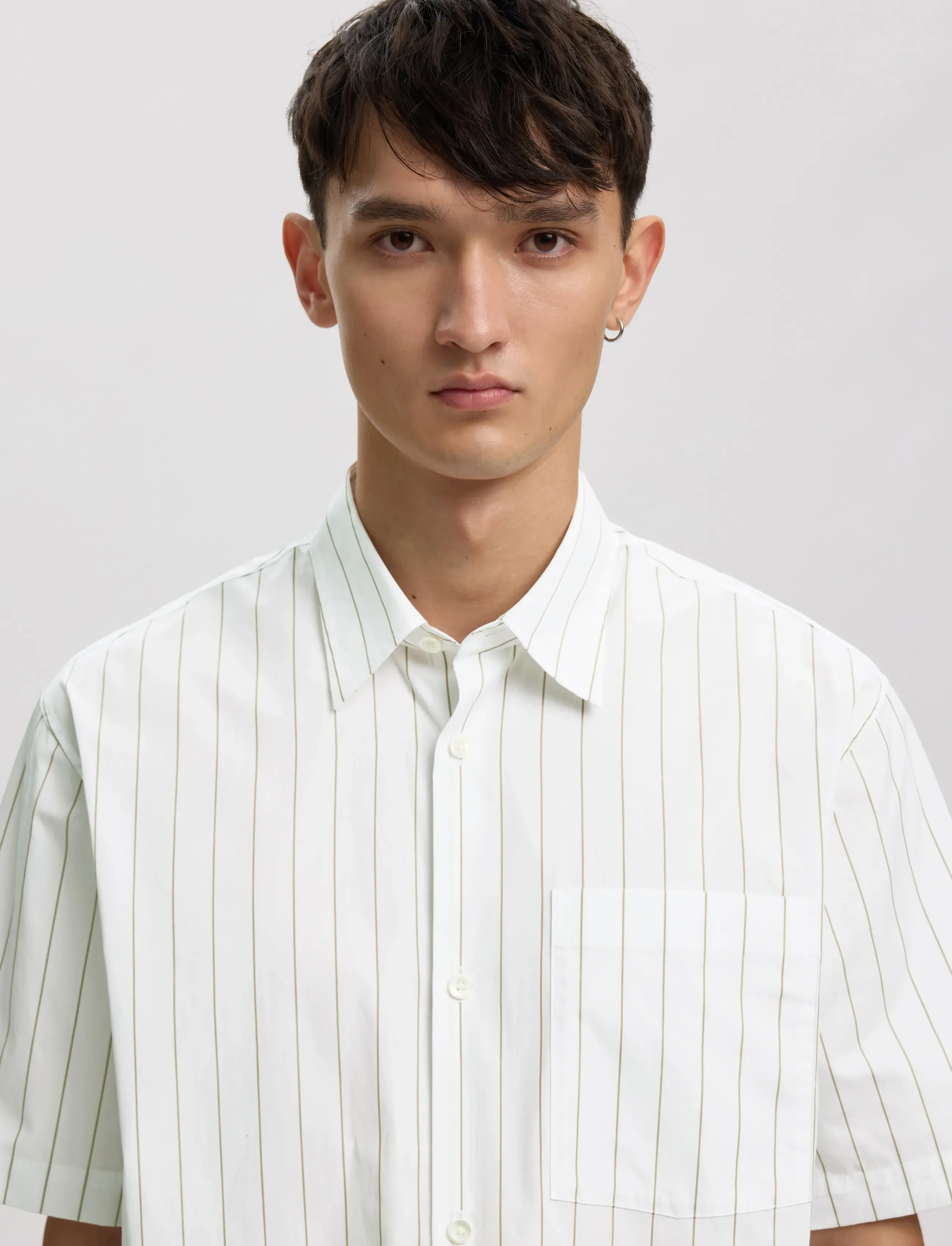 Annarr - ANRASLUND CLASSIC STRIPE SS SHIRT - brilliant white - 5