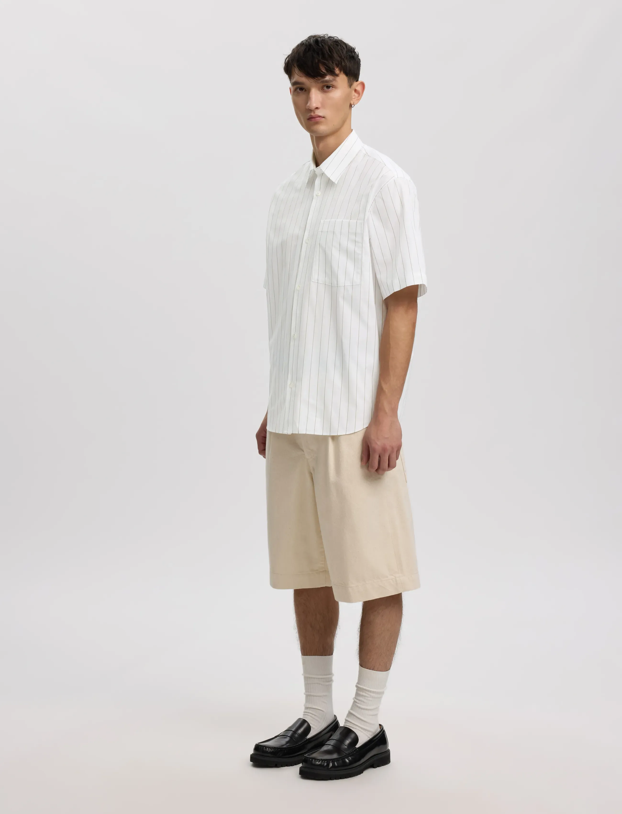 ANNARR Anraslund Classic Stripe Ss Shirt kortärmade skjortor herr – bild 5