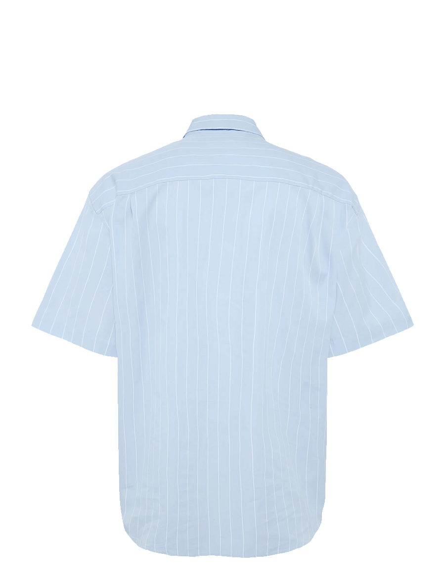 Annarr - ANRASLUND CLASSIC STRIPE SS SHIRT - kortærmede skjorter - cashmere blue - 2