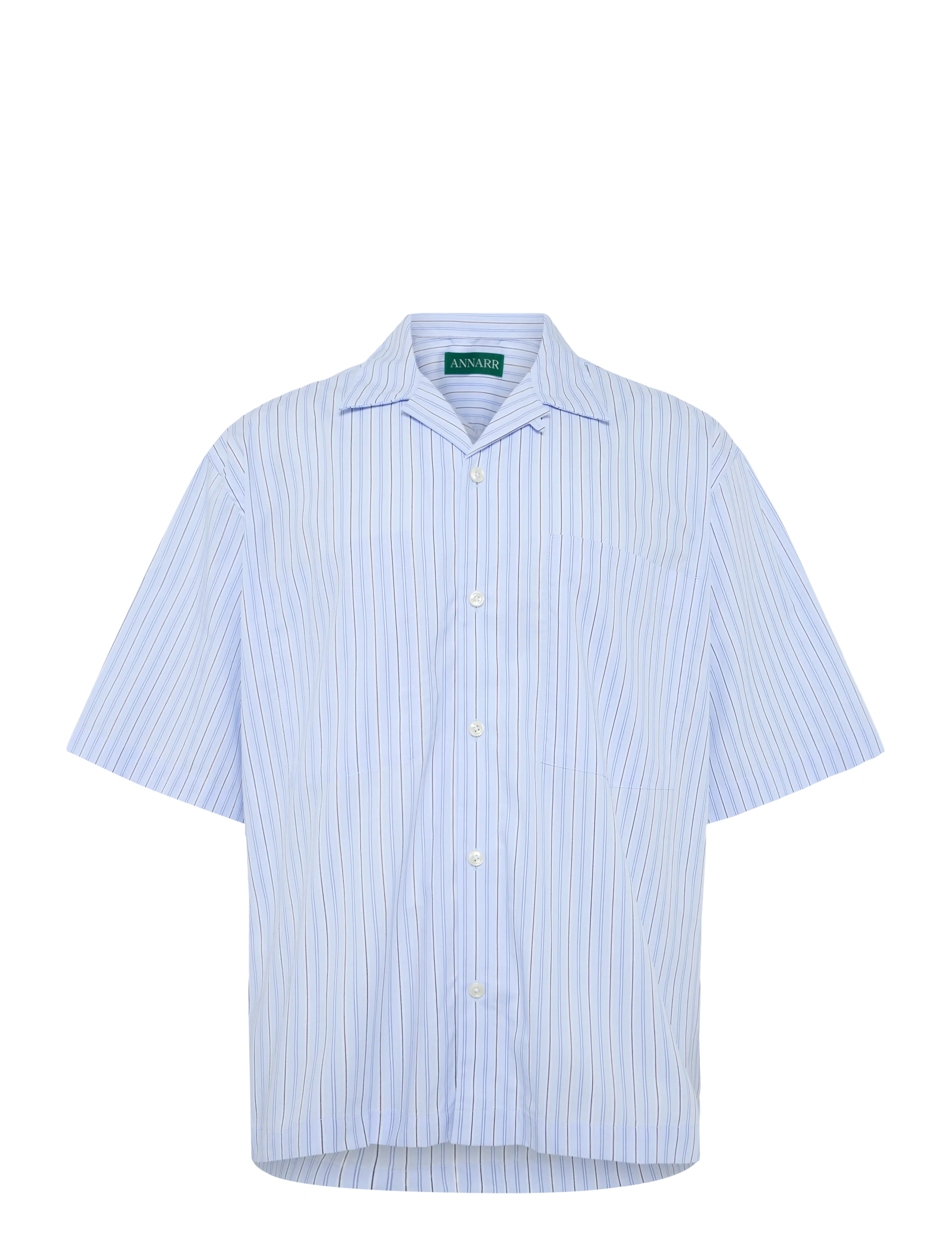 Annarr - ANRREX STRIPES SS SHIRT - cashmere blue - 1