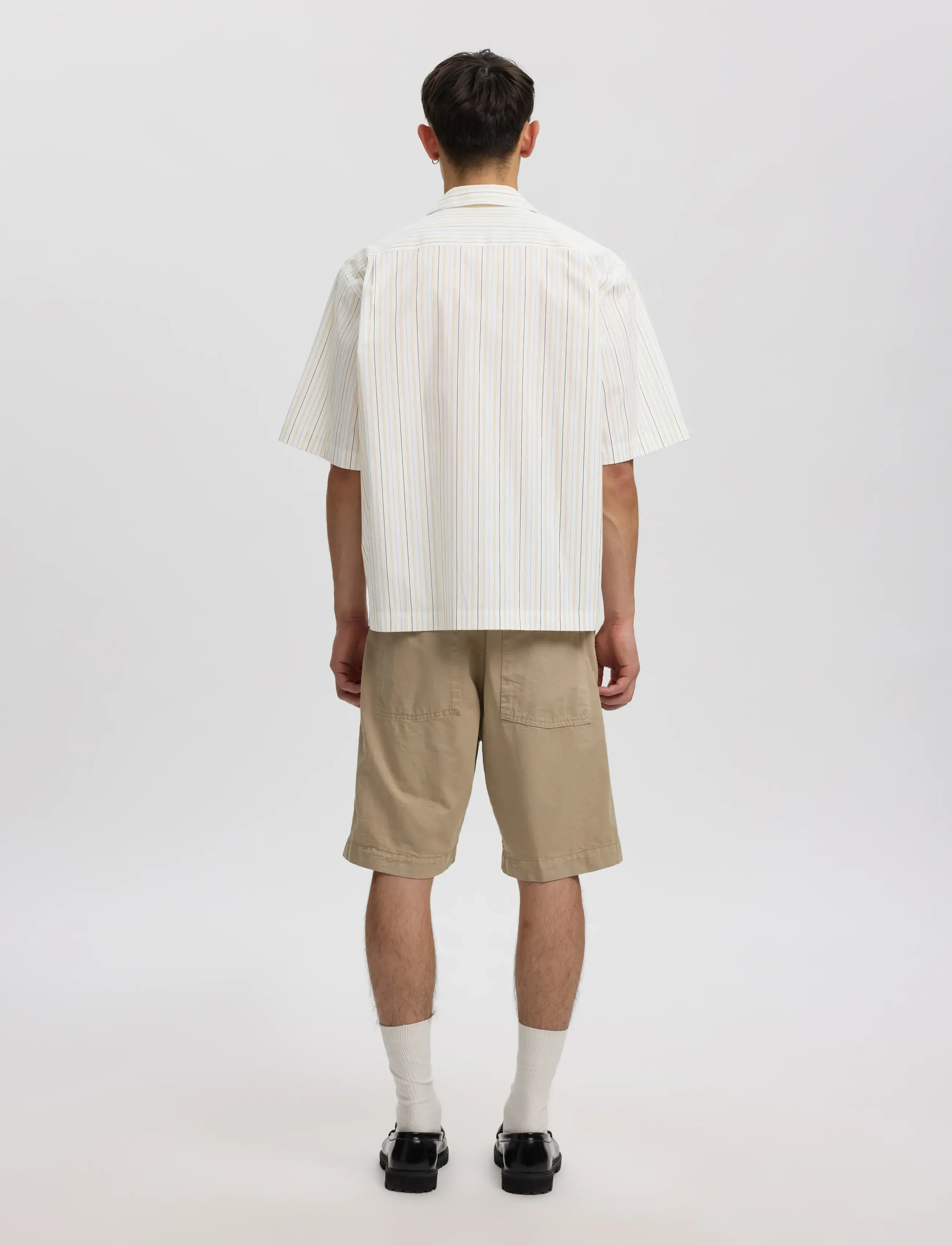 Annarr - ANRREX STRIPES SS SHIRT - egret - 3