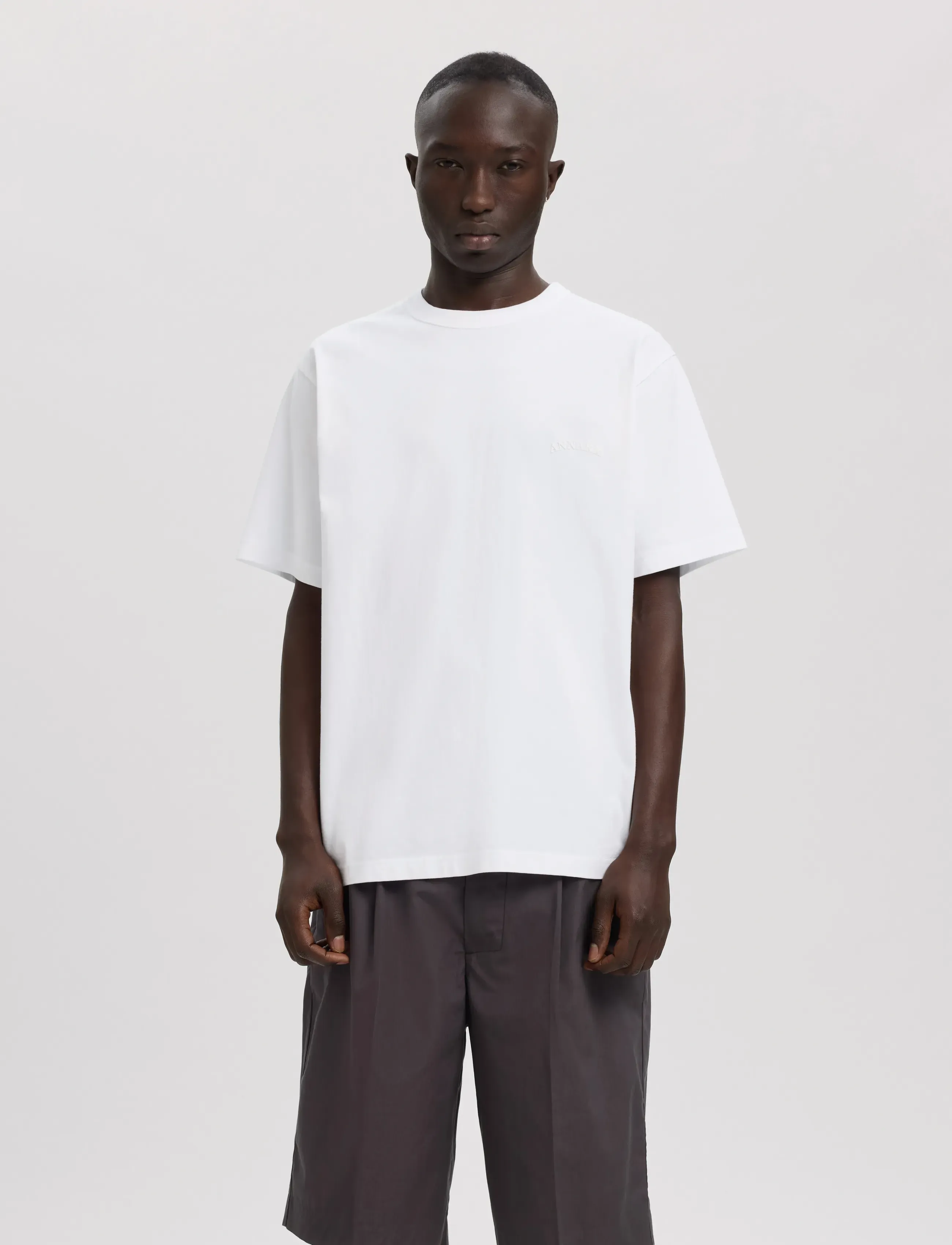 Annarr Anrro Surfer Ss O-Neck Tee, XL, White, T-Shirts > Kortærmede, Herre
