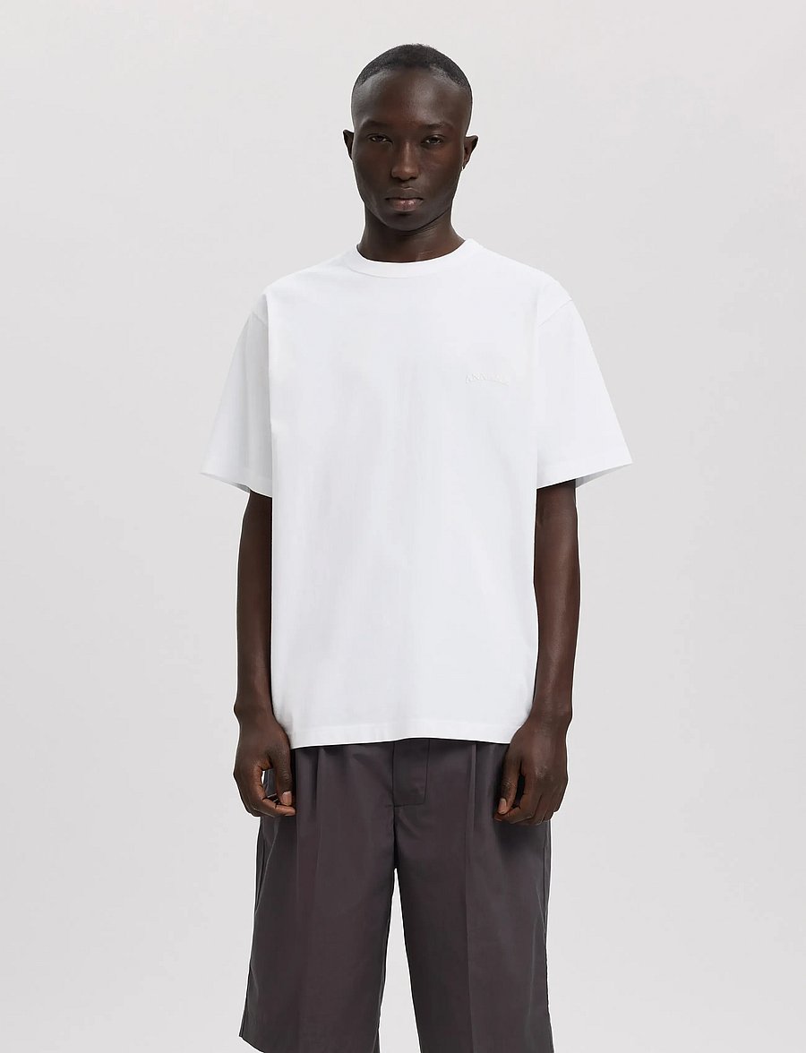 Annarr - ANRRO SURFER SS O-NECK TEE - marškinėliai trumpomis rankovėmis - brilliant white - 0