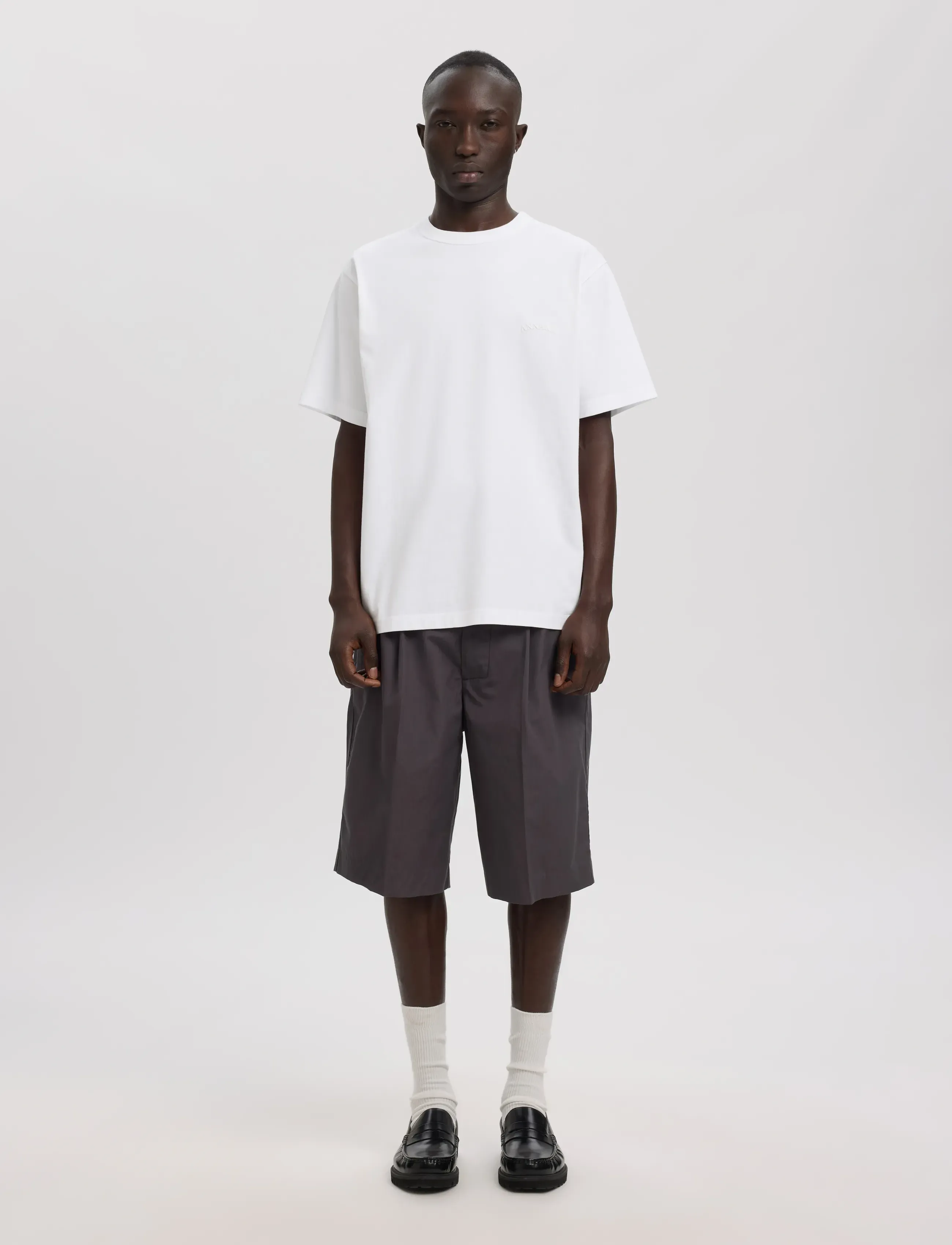Annarr - ANRRO SURFER SS O-NECK TEE - kortärmade t-shirts - brilliant white - 5