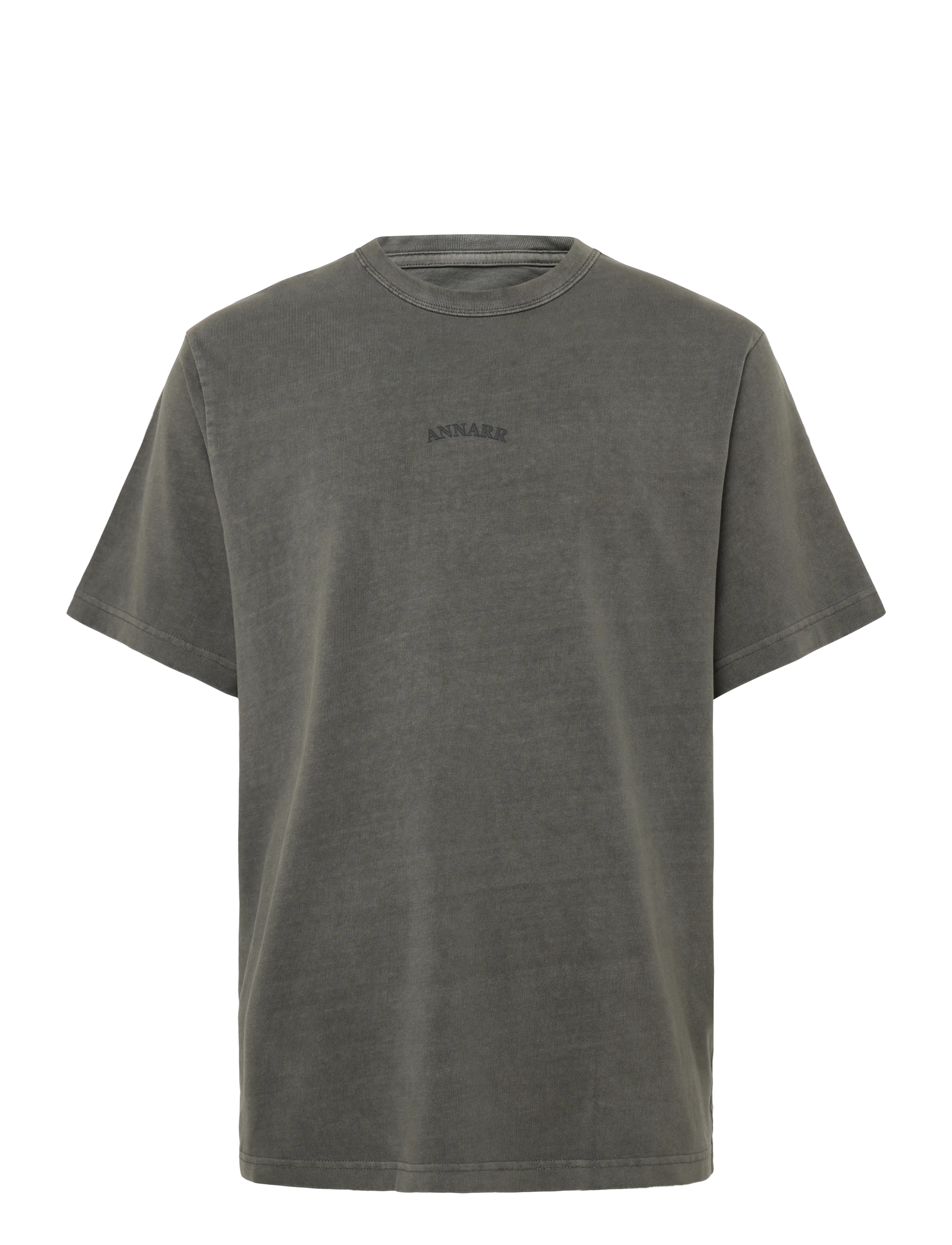 Annarr - ANRRO SURFER SS O-NECK TEE - pewter - 1