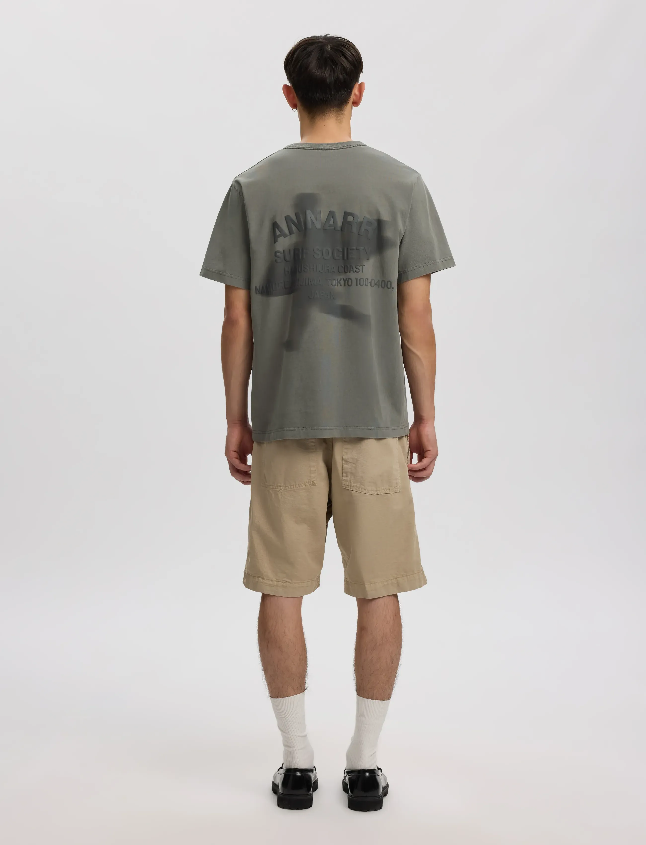 Annarr - ANRRO SURFER SS O-NECK TEE - pewter - 3
