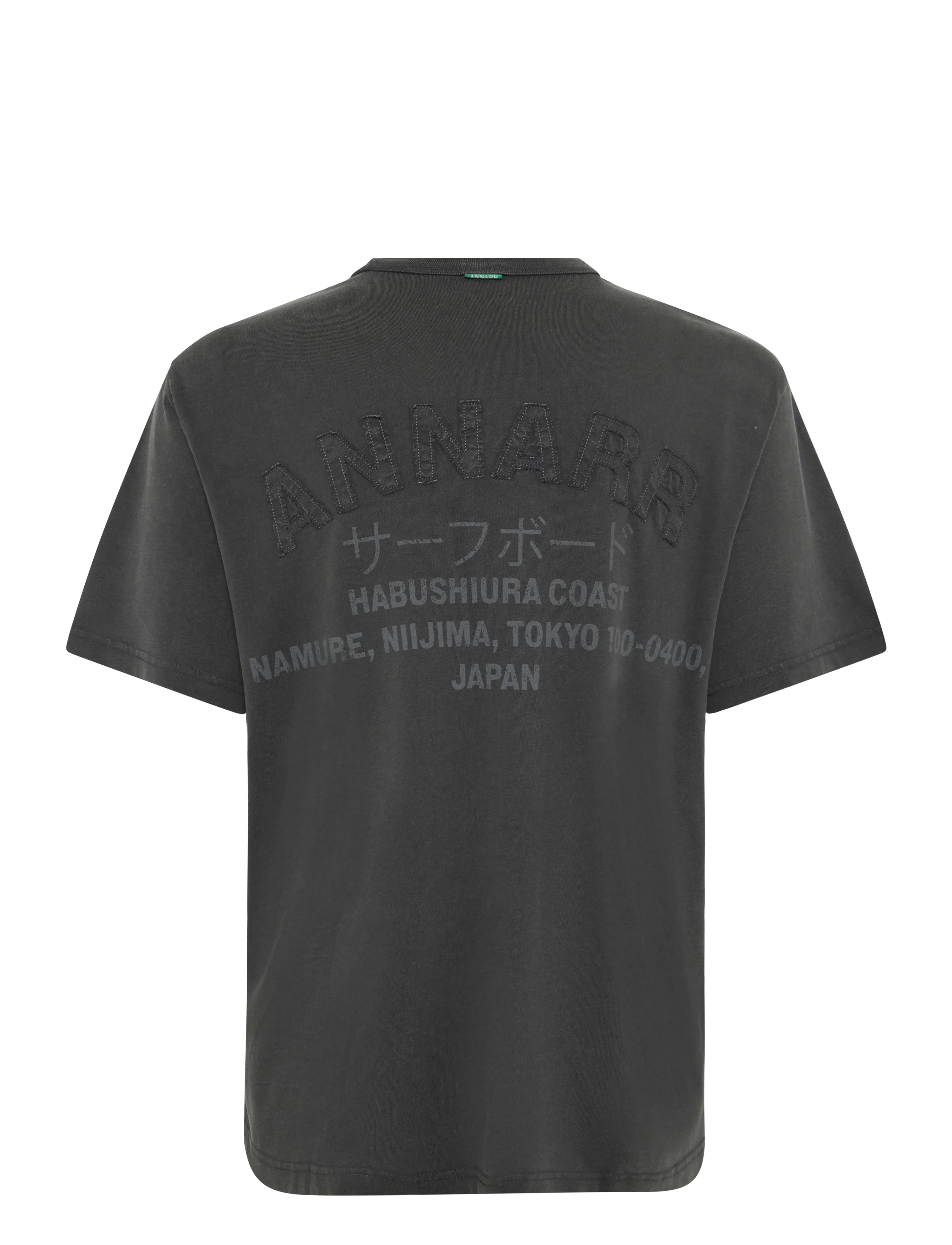 Annarr - ANRRO COAST SS O-NECK TEE - forged iron - 2