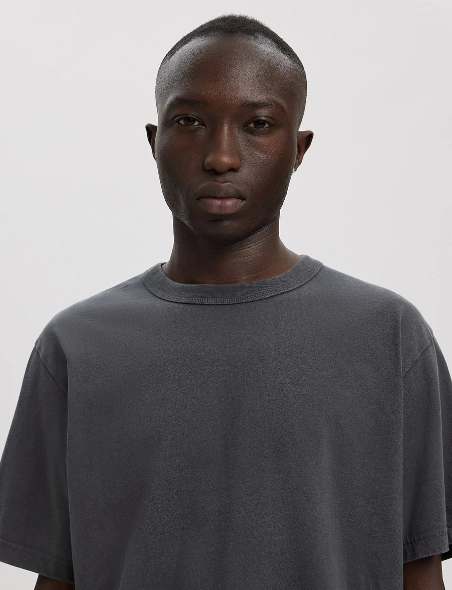 Annarr - ANRRO COAST SS O-NECK TEE - kortærmede t-shirts - forged iron - 5
