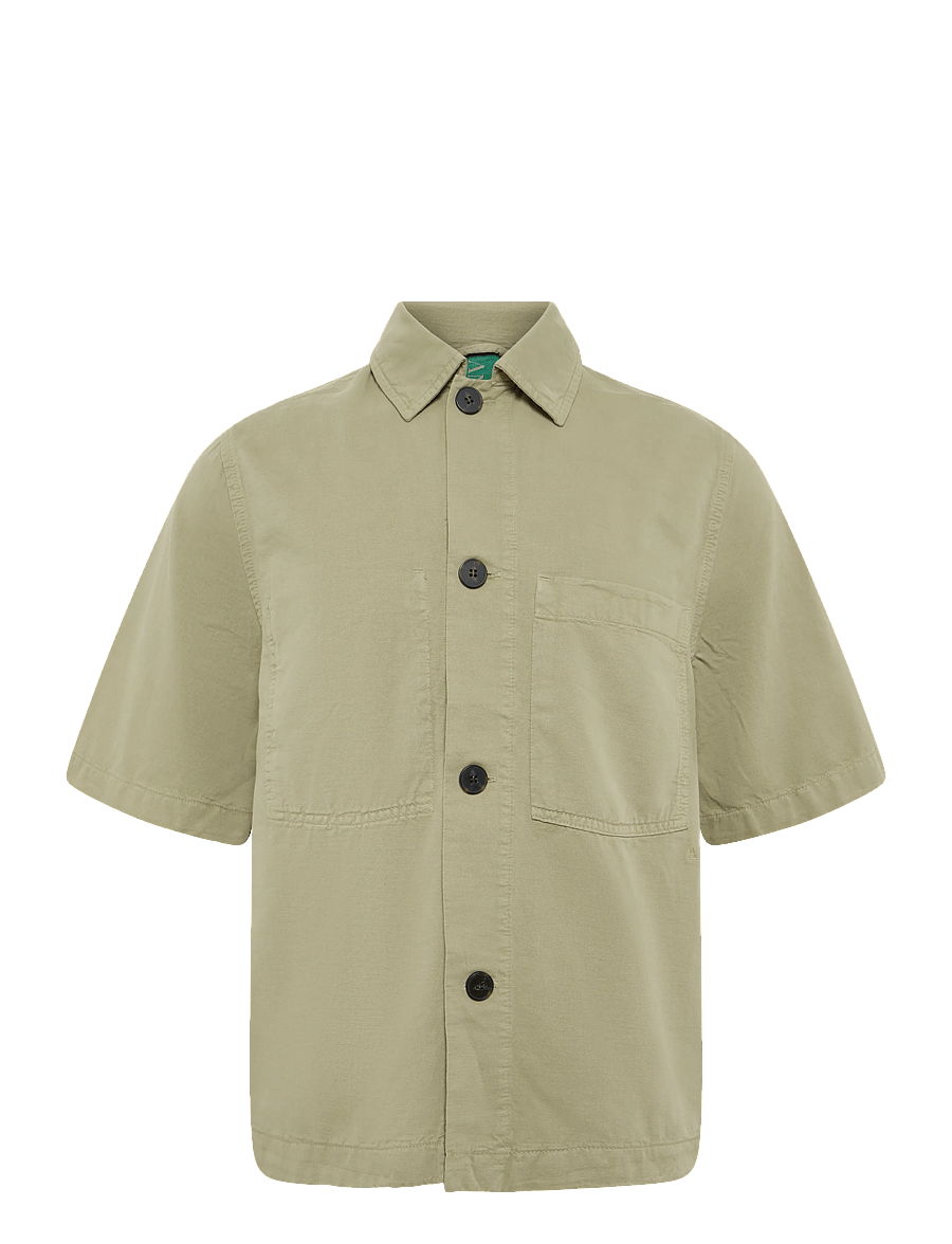 Annarr - ANREBBE OVERSHIRT SS - kortermede skjorter - weathered teak - 1