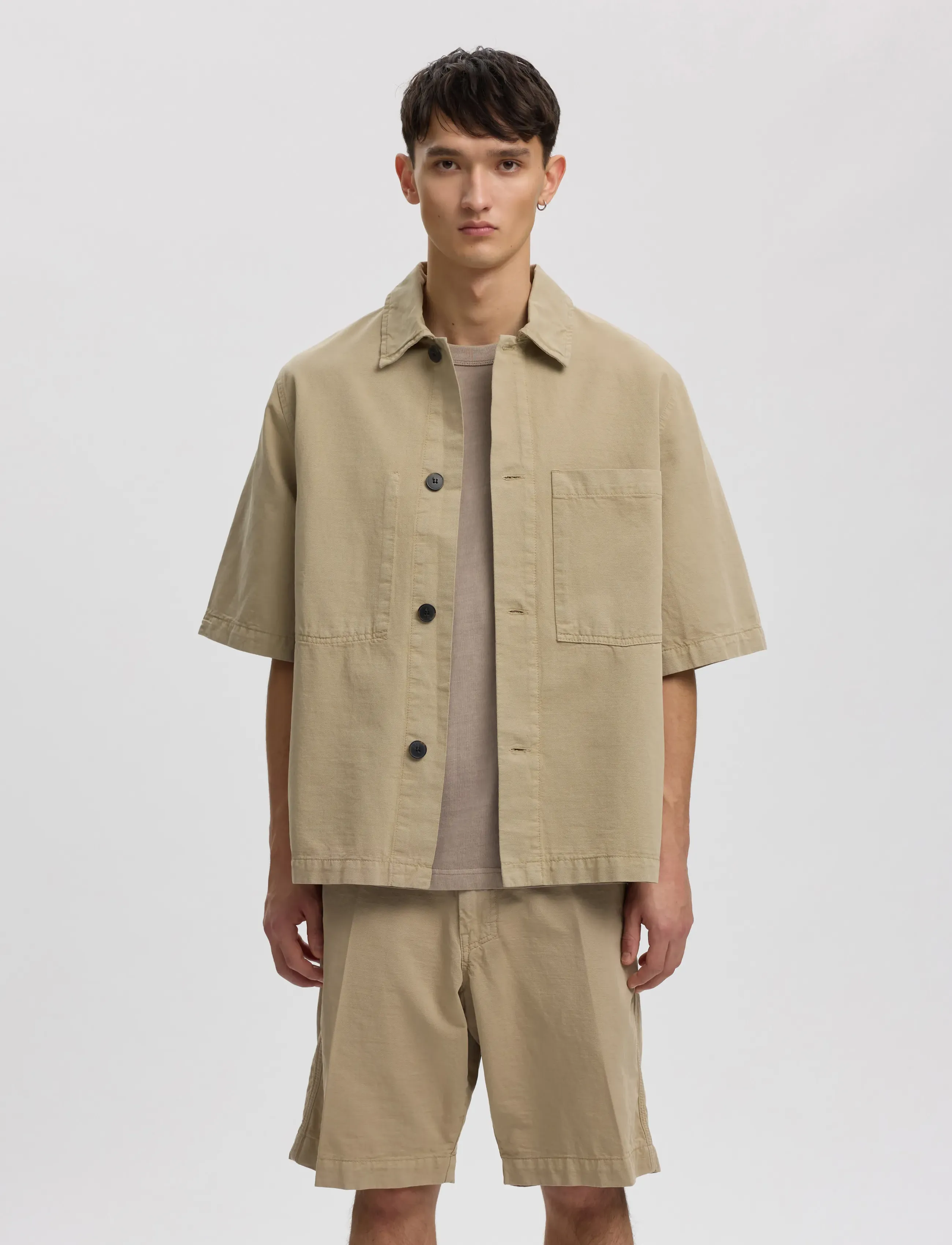 Annarr ANREBBE OVERSHIRT SS - Annarr - WEATHERED TEAK / khaki/green