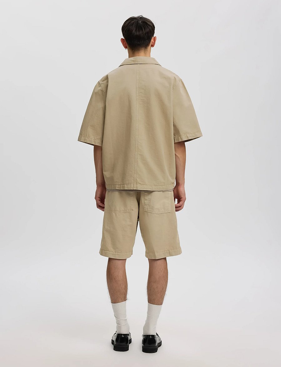 Annarr - ANREBBE OVERSHIRT SS - kortermede skjorter - weathered teak - 3