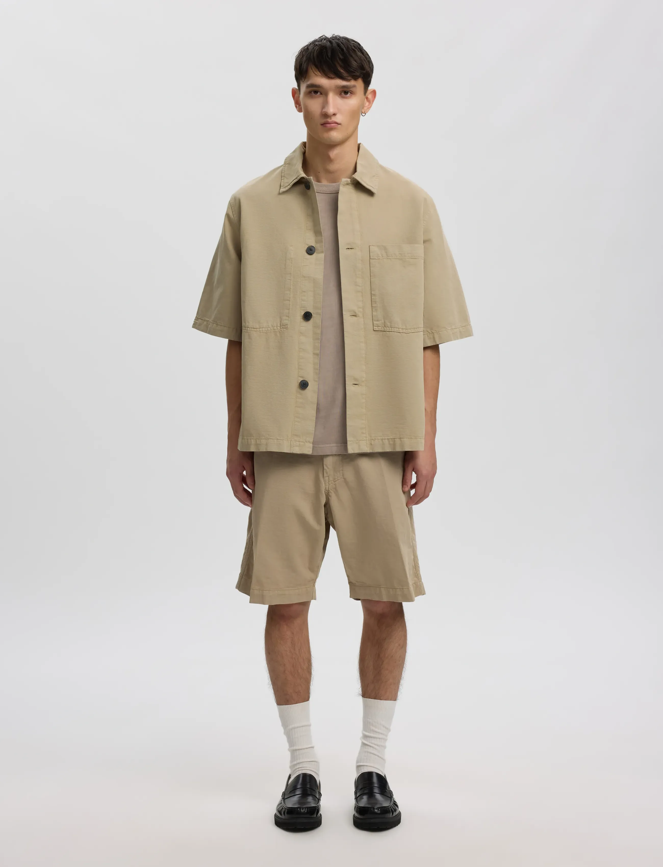 Annarr - ANREBBE OVERSHIRT SS - weathered teak - 4