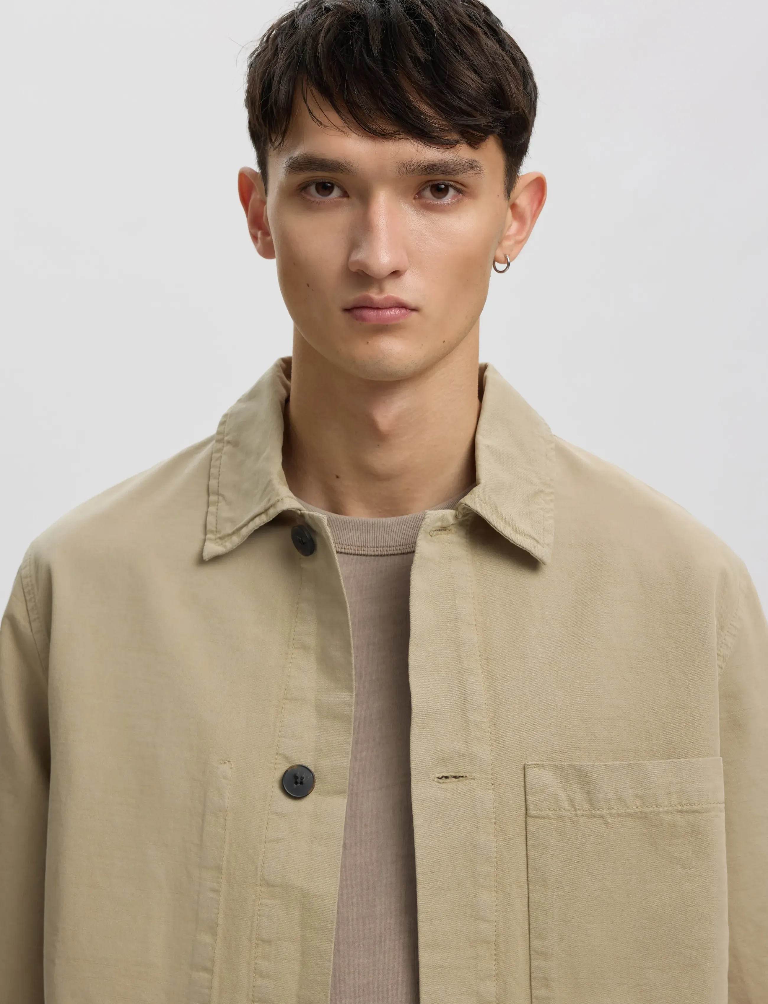 Annarr - ANREBBE OVERSHIRT SS - weathered teak - 5