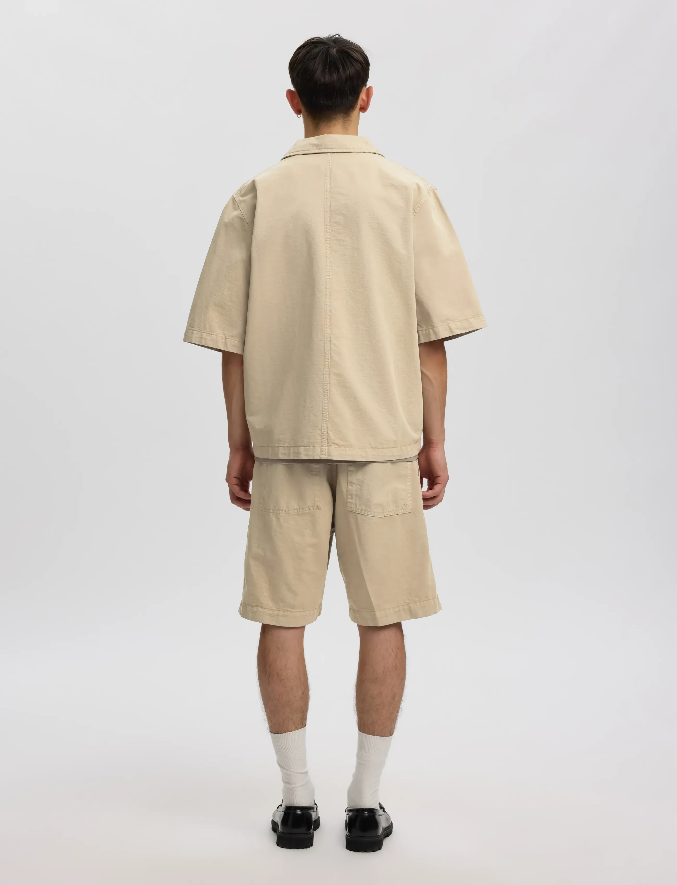 Annarr - ANREBBE SHORTS - weathered teak - 3