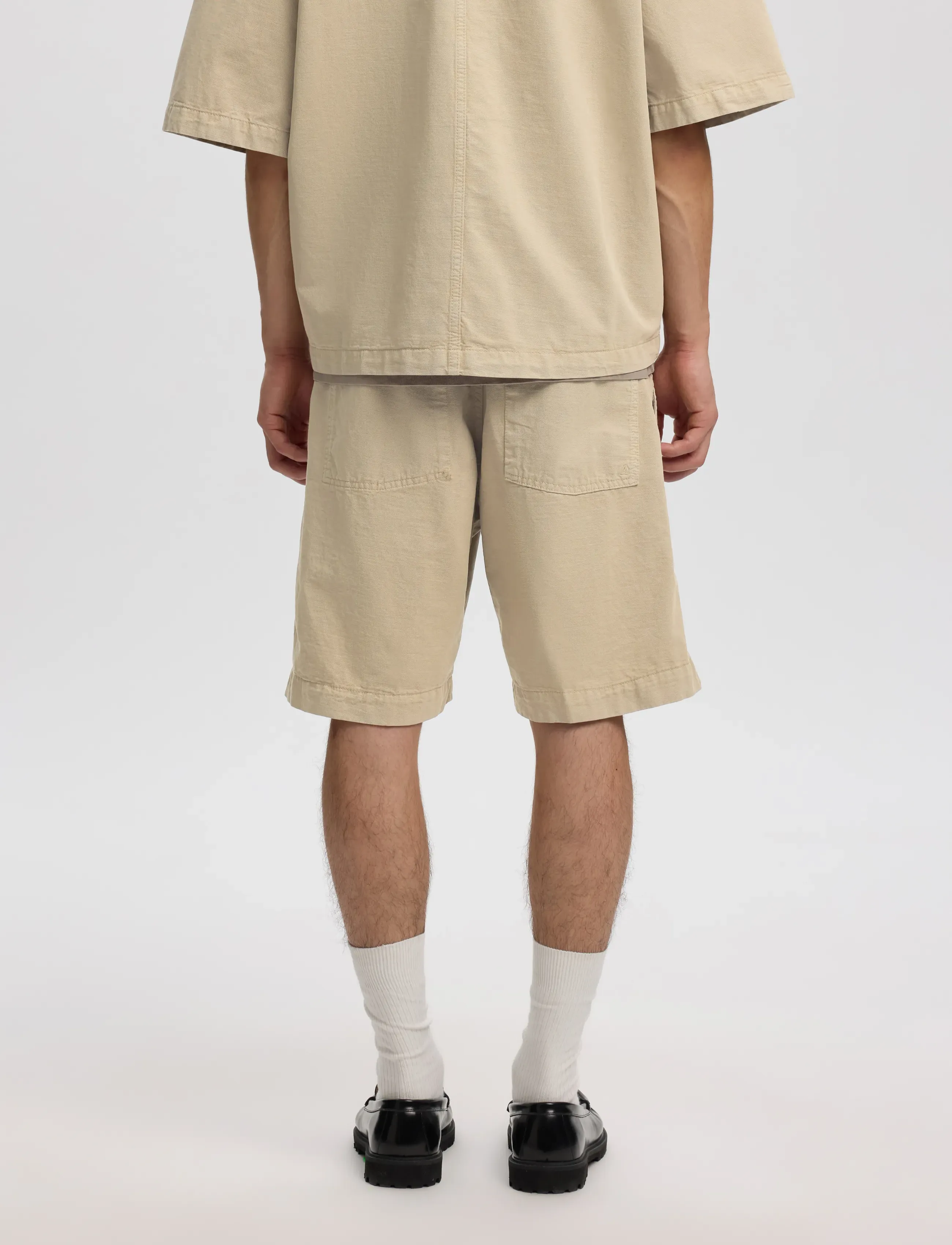 Annarr - ANREBBE SHORTS - weathered teak - 5