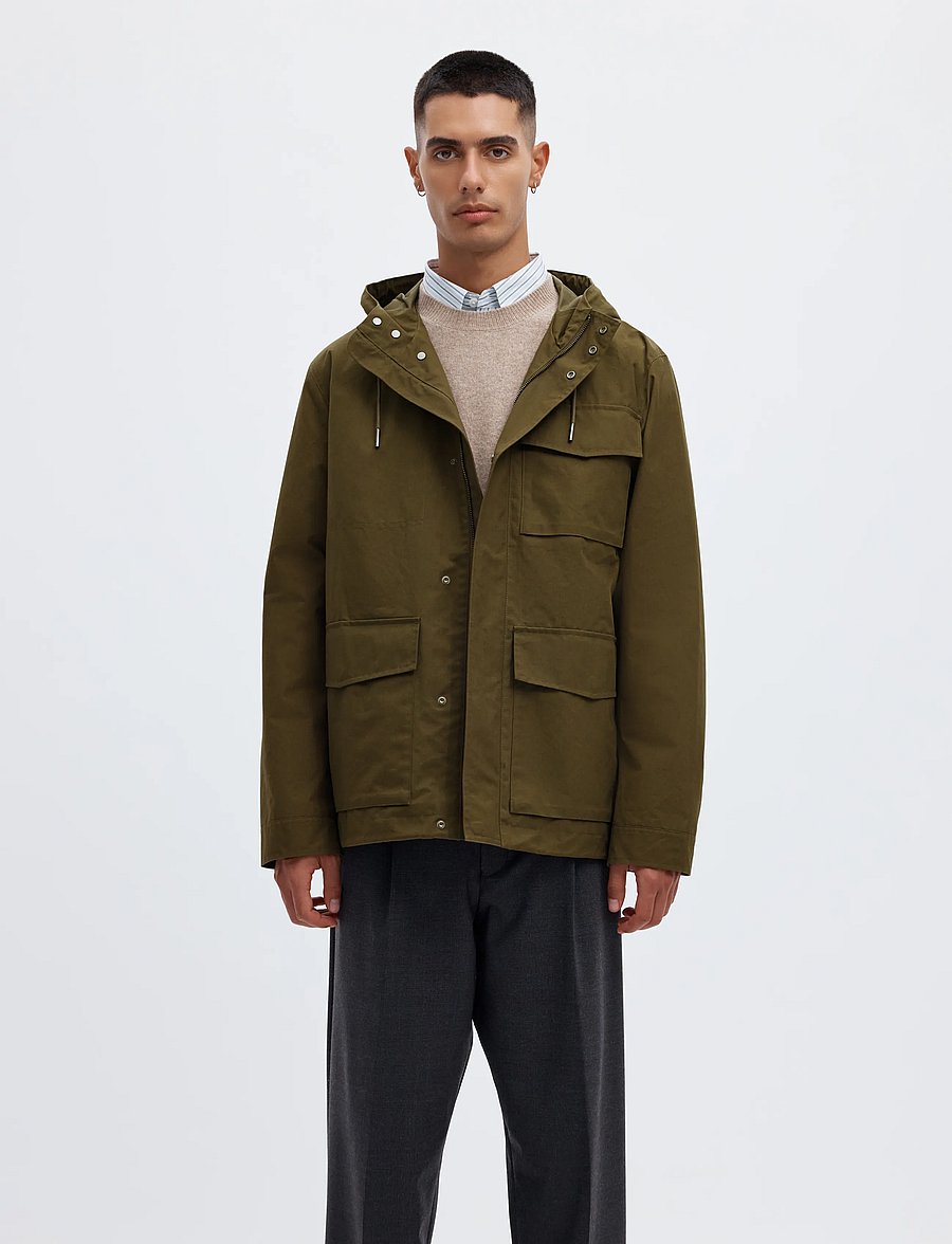 Annarr - ANREDGAR HOOD JKT - anoraks - tarmac - 0