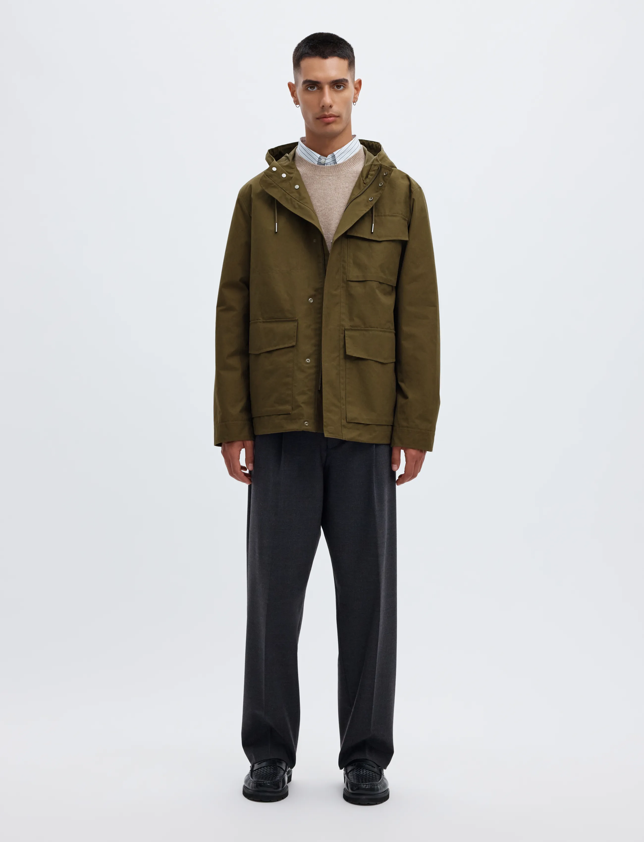Annarr - ANREDGAR HOOD JKT - anoraks - tarmac - 4