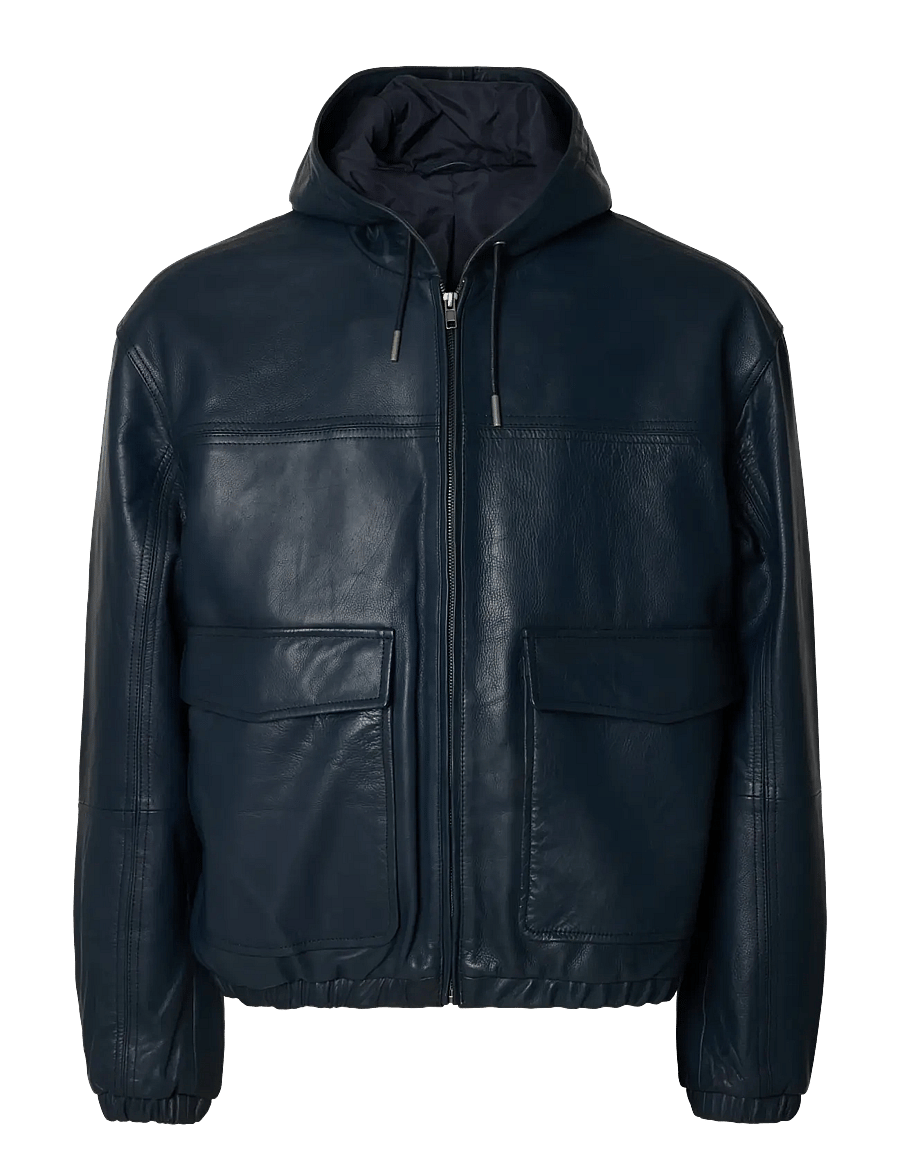 Annarr - ANRATKINS LEATHER BOMBER - sky captain - 0