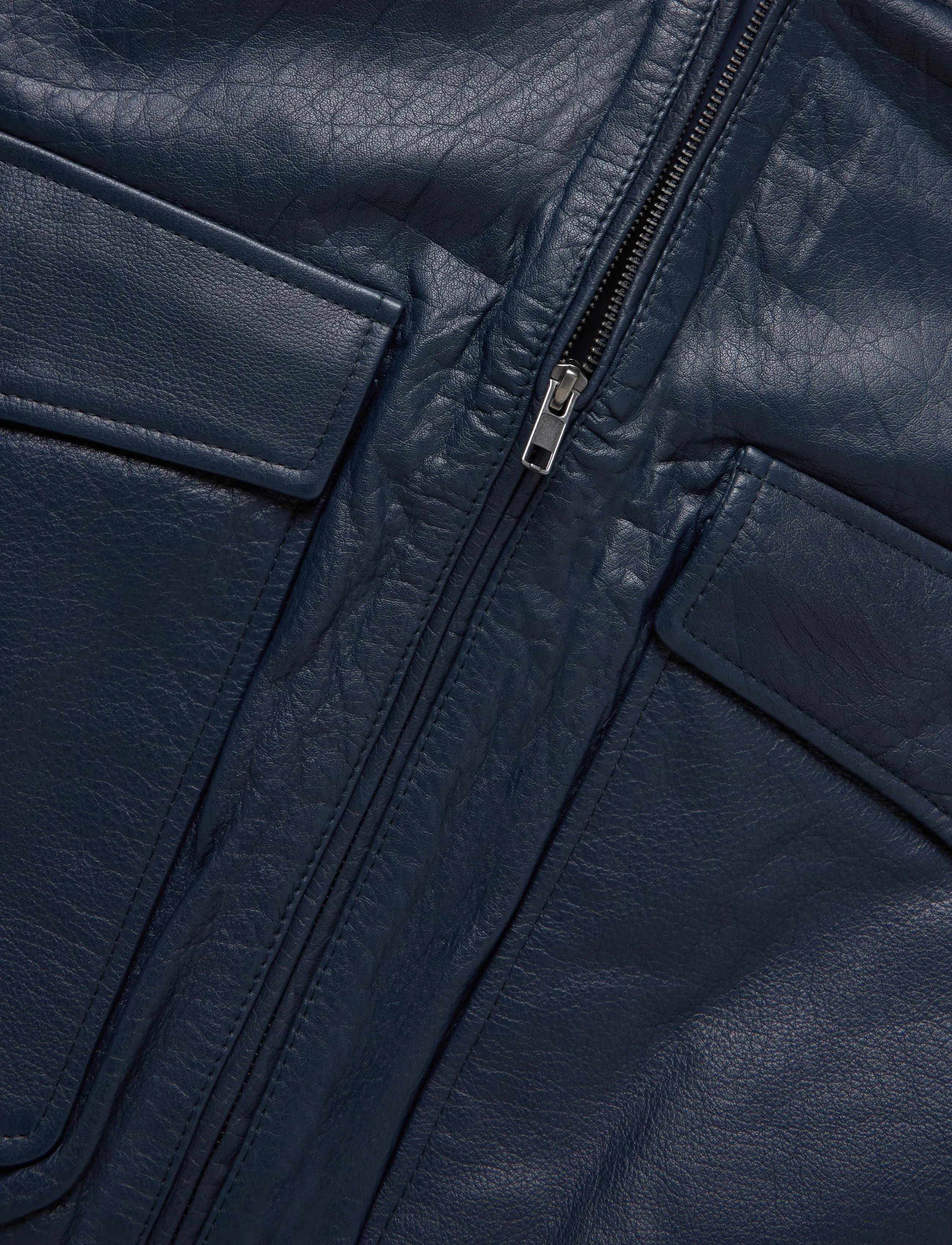 Annarr - ANRATKINS LEATHER BOMBER - sügisjakid - sky captain - 3