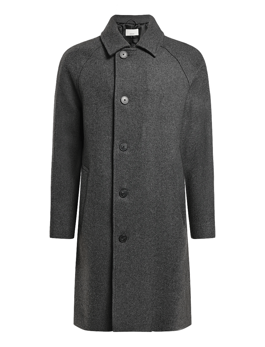 Annarr - ANRGEORGE MANTECO COAT - winter jackets - asphalt - 1