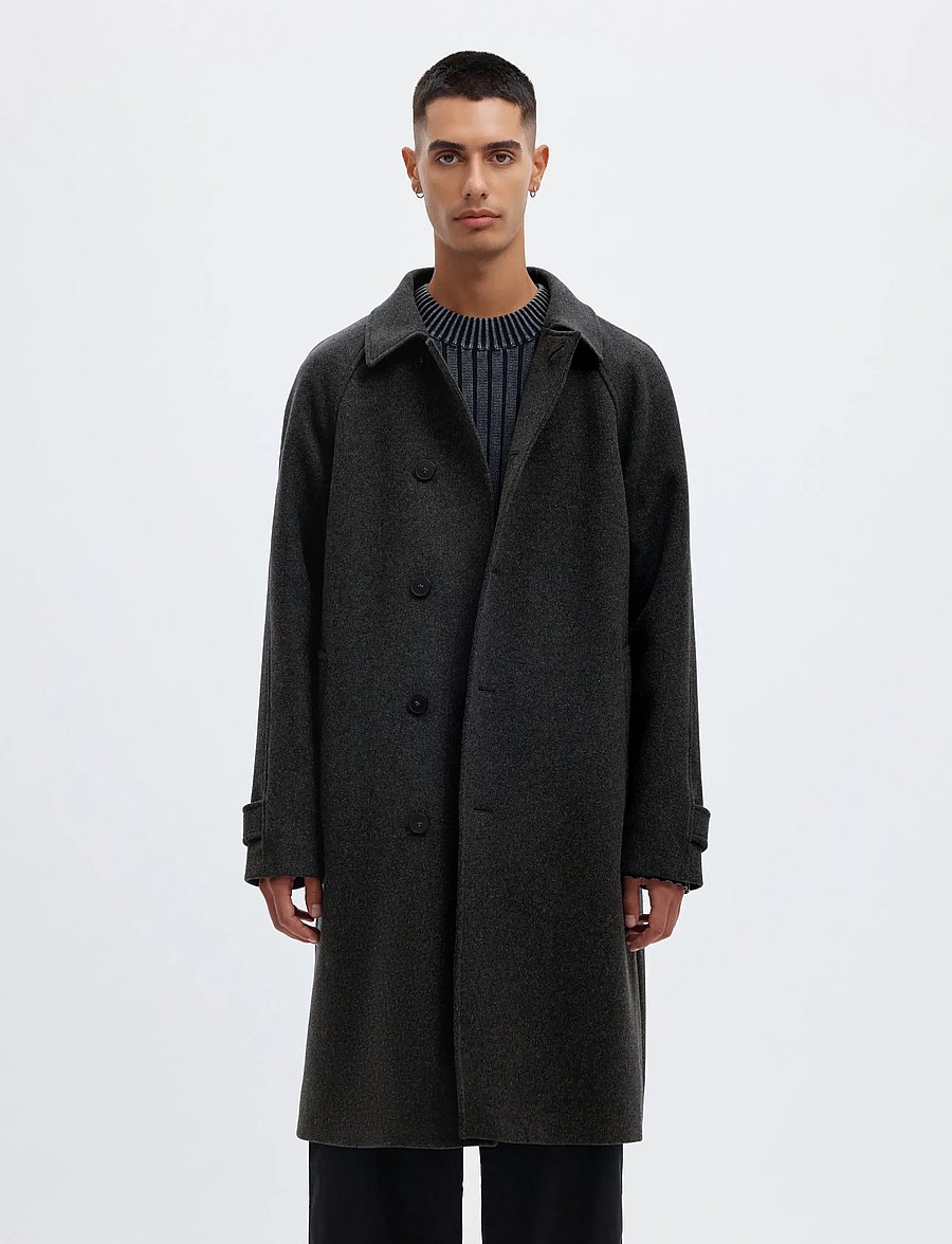 Annarr - ANRGEORGE MANTECO COAT - asphalt - 0