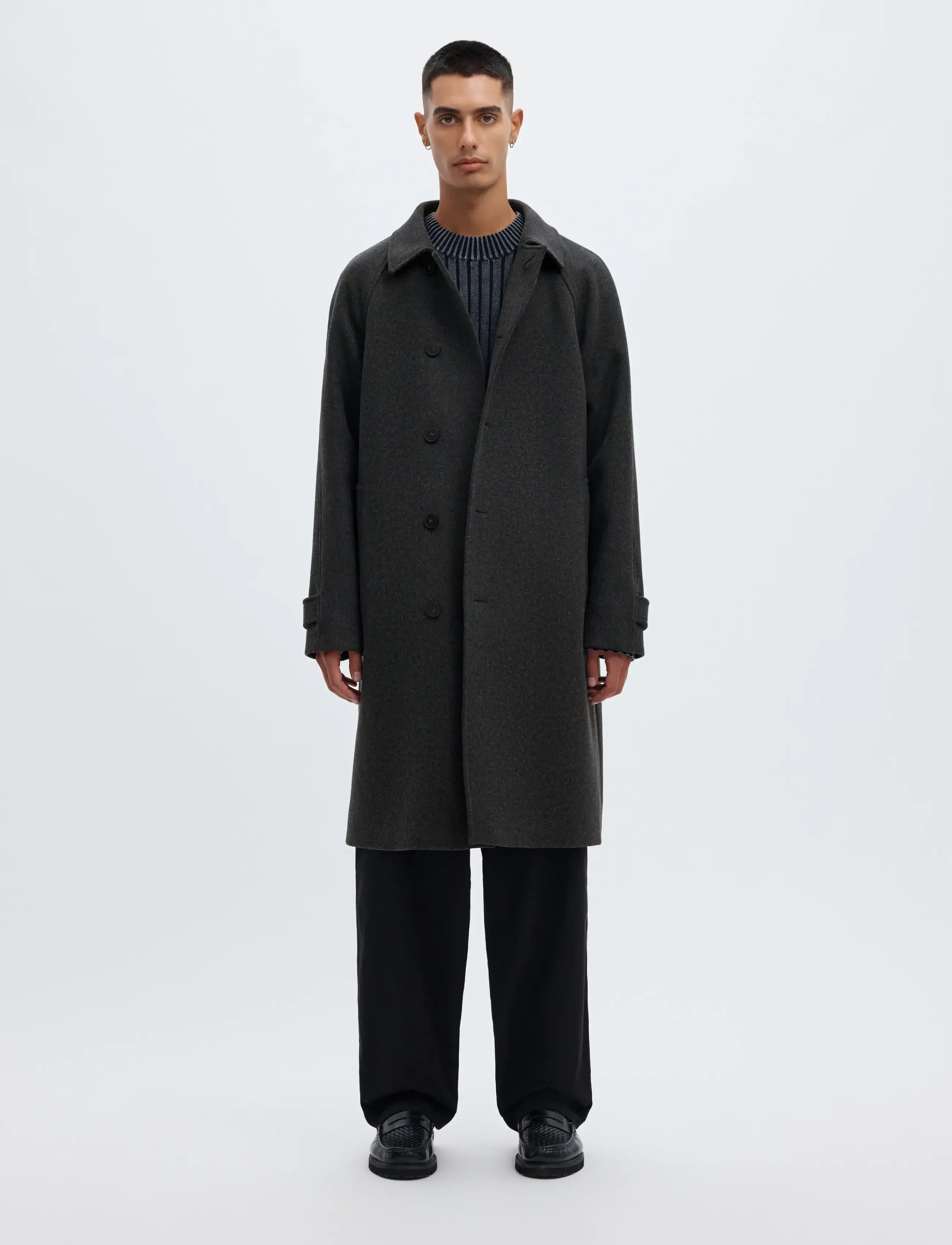 Annarr - ANRGEORGE MANTECO COAT - asphalt - 3