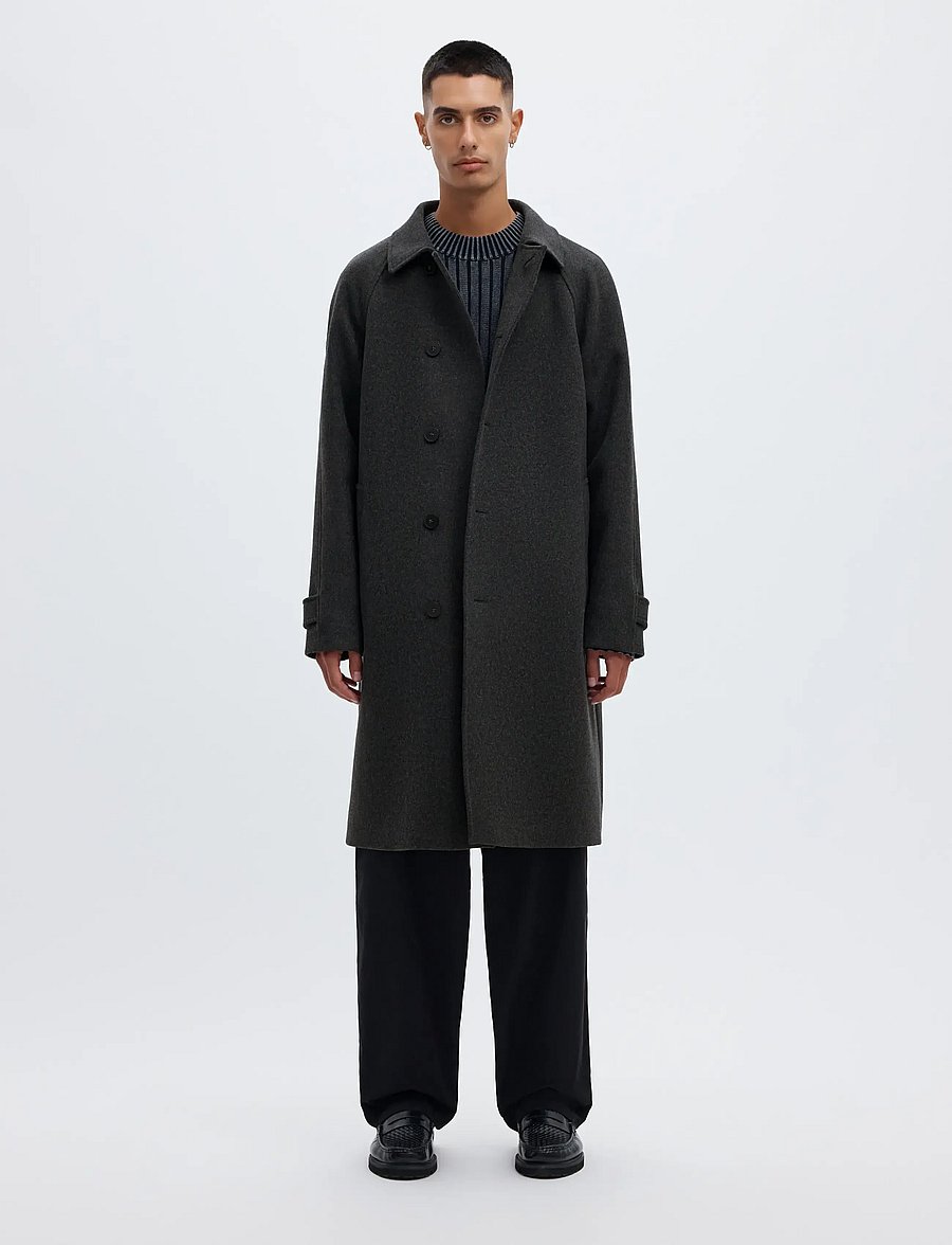 Annarr - ANRGEORGE MANTECO COAT - asphalt - 3