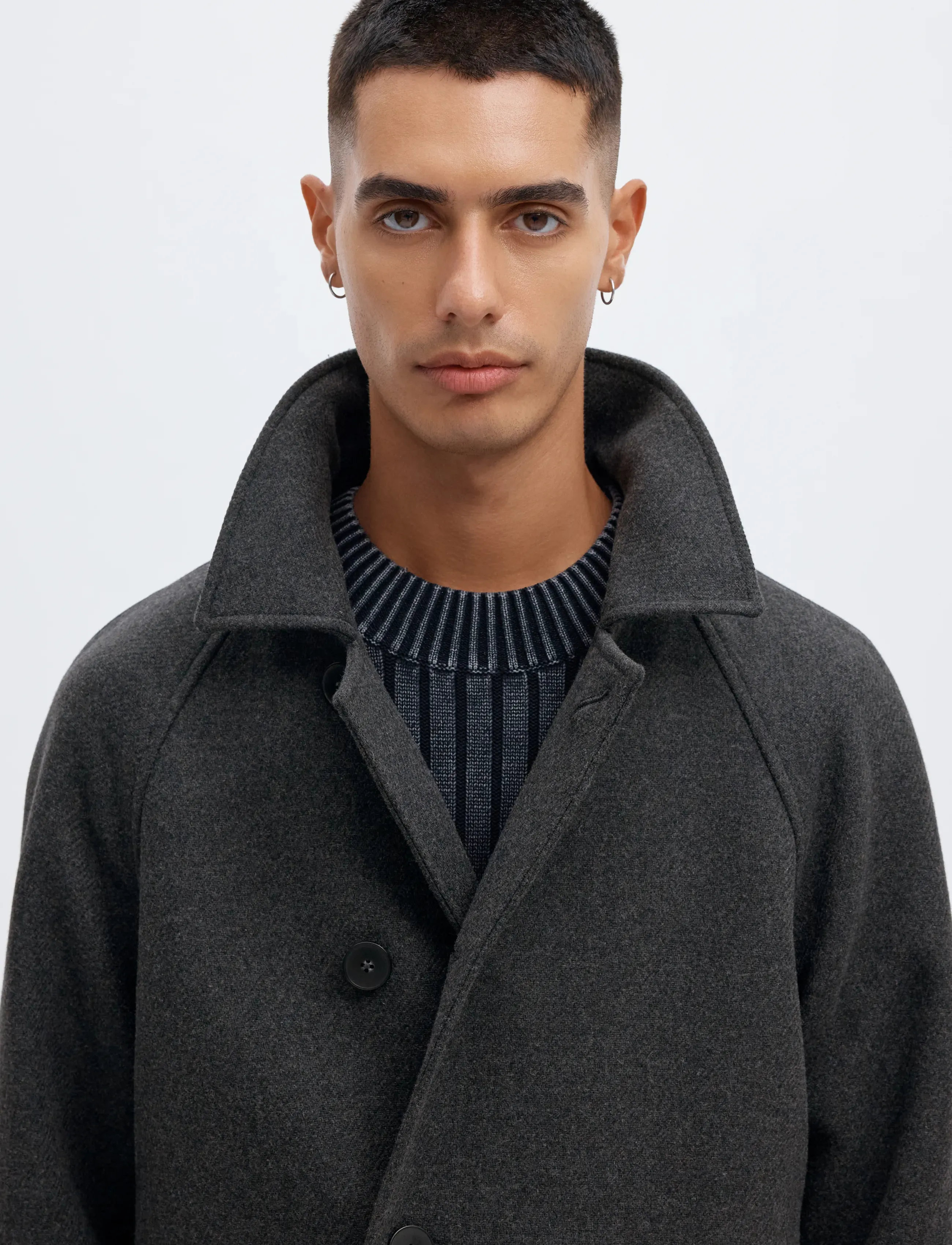 Annarr - ANRGEORGE MANTECO COAT - asphalt - 4