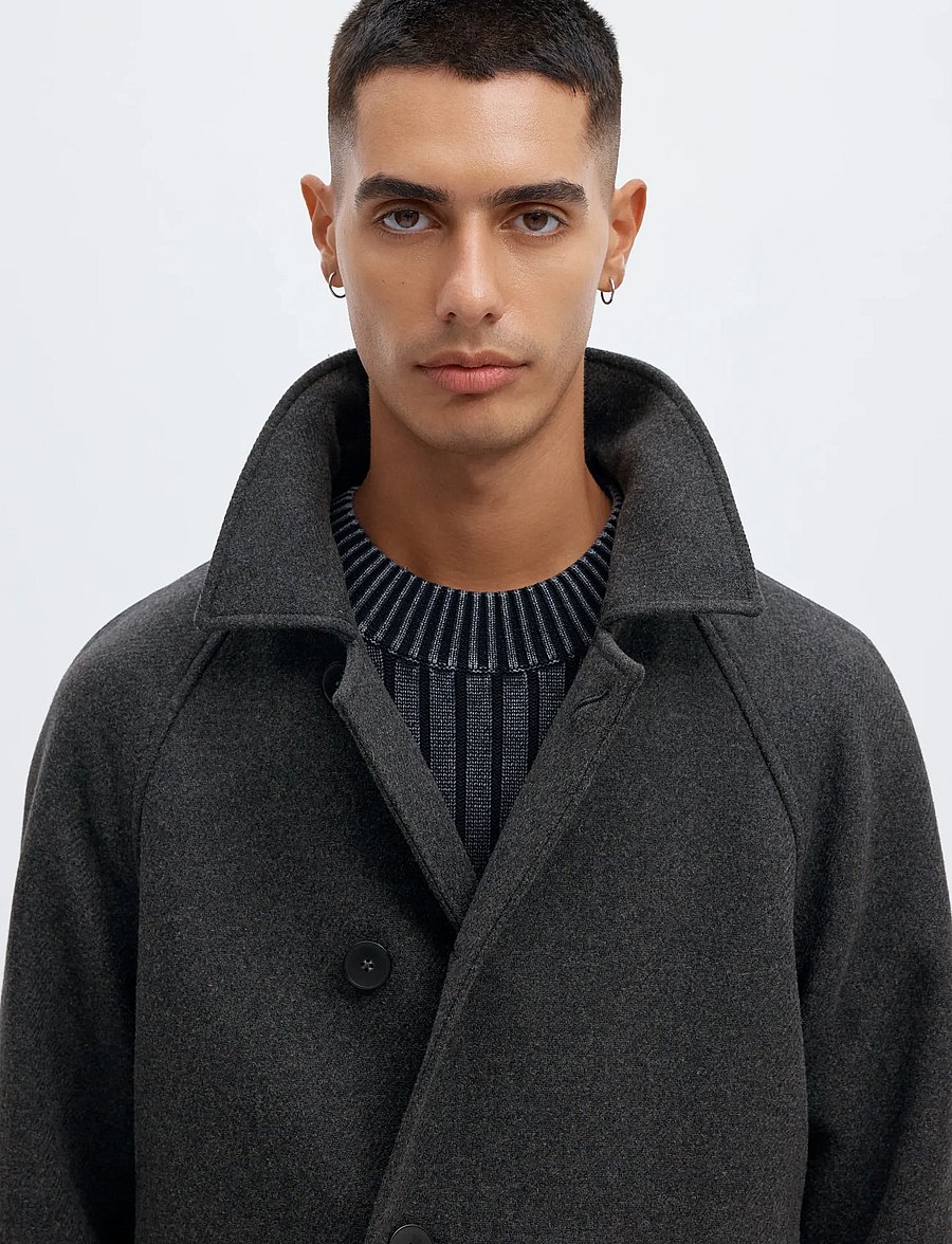 Annarr - ANRGEORGE MANTECO COAT - asphalt - 4