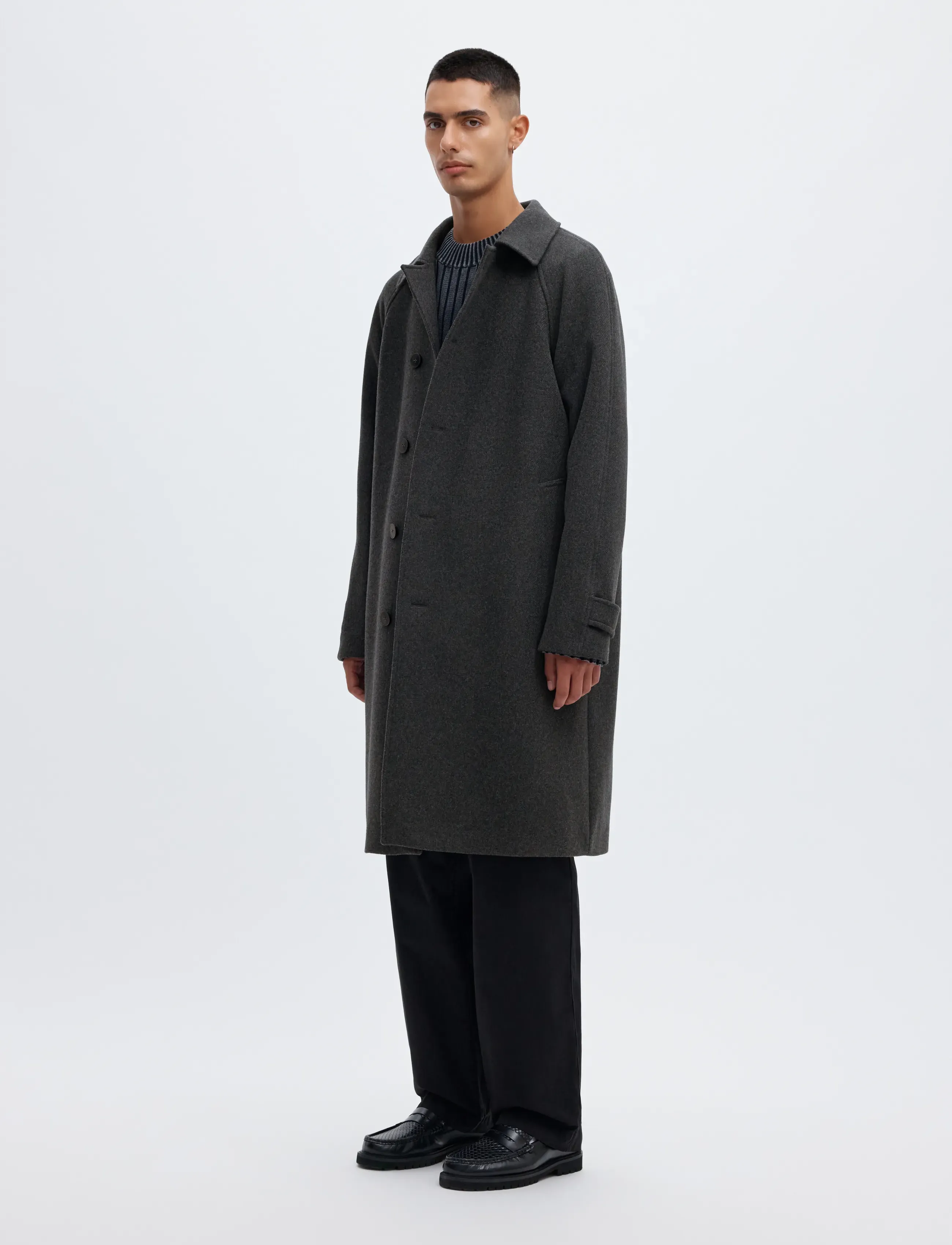 Annarr - ANRGEORGE MANTECO COAT - asphalt - 5
