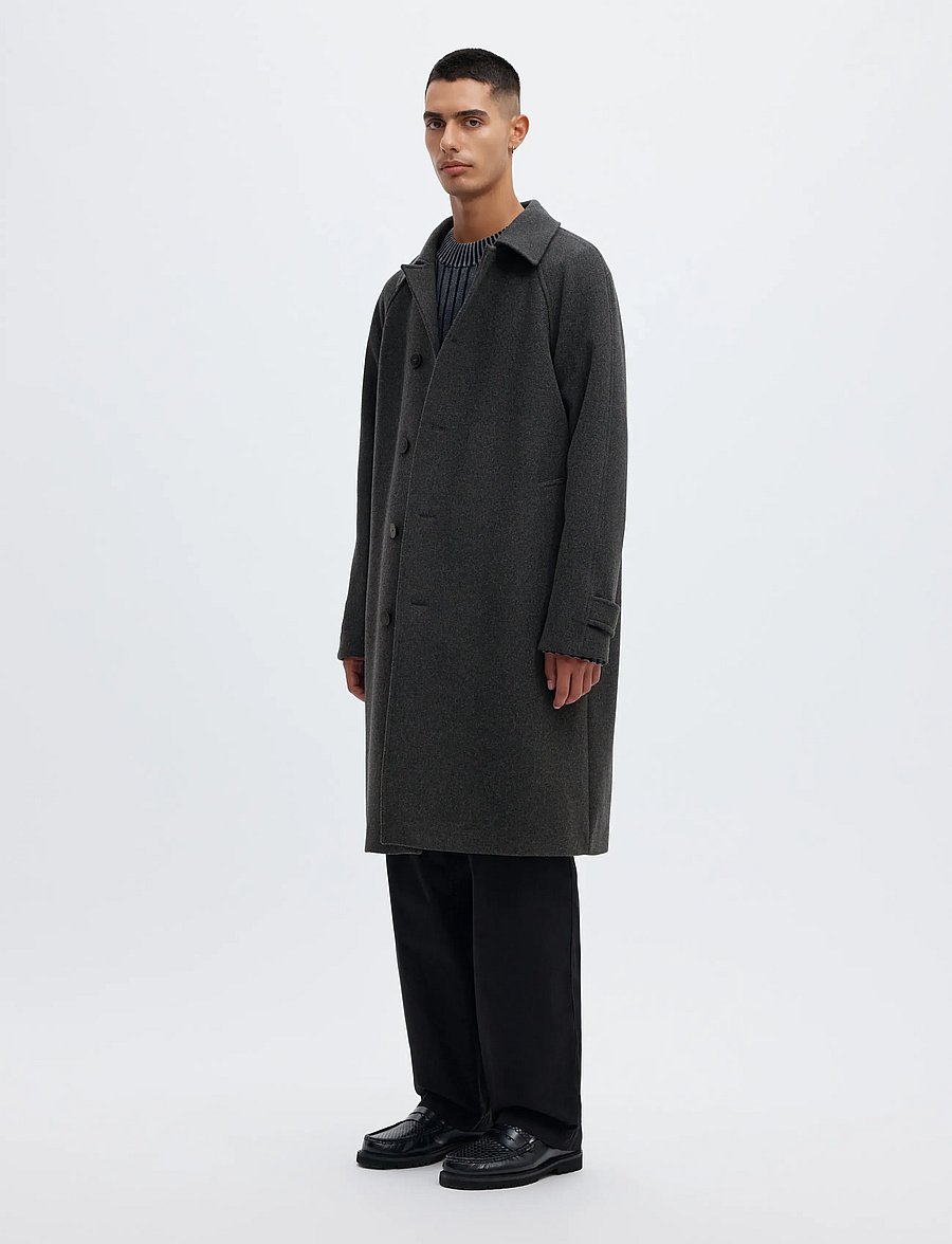 Annarr - ANRGEORGE MANTECO COAT - asphalt - 5