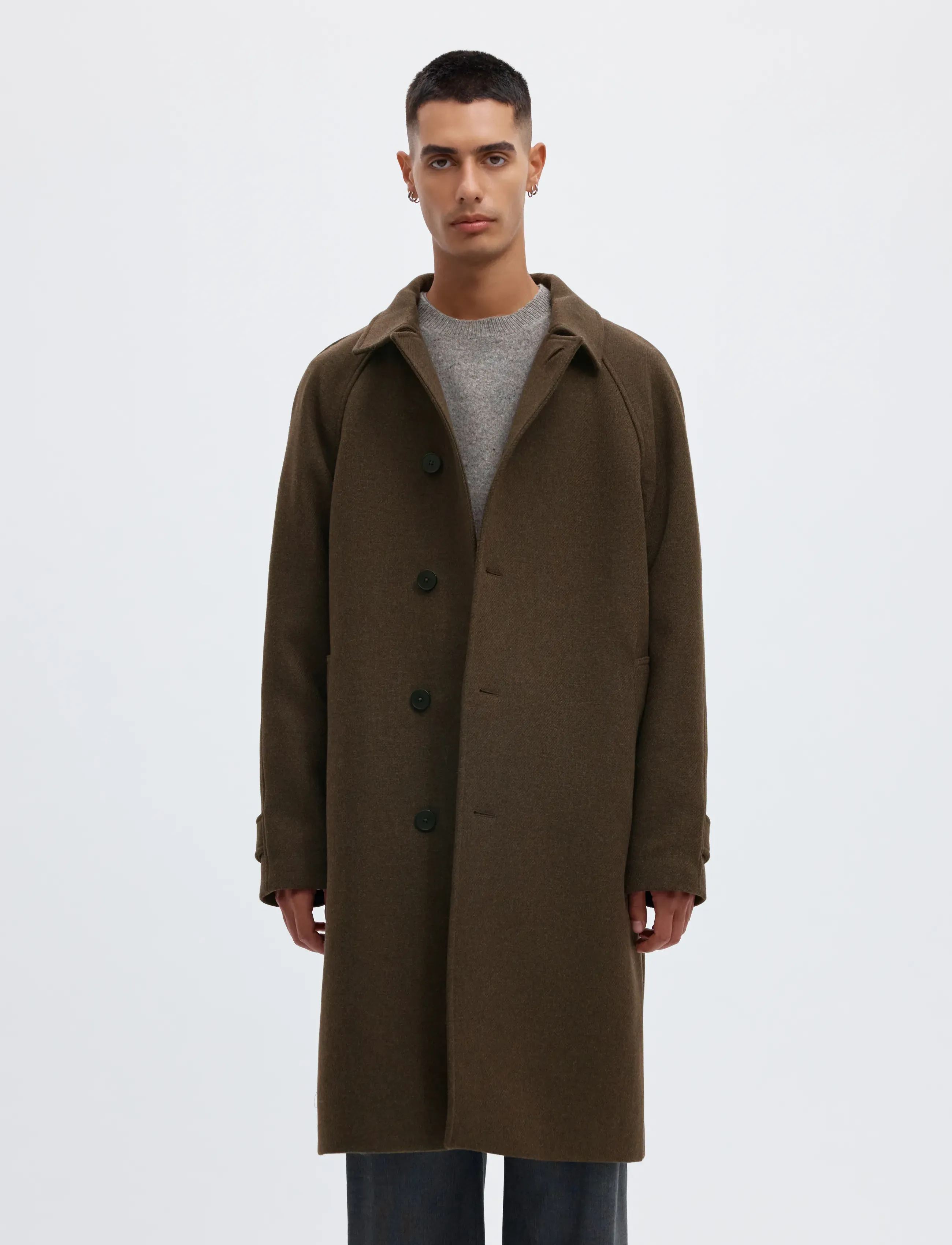 Annarr ANRGEORGE MANTECO COAT - Jacken & Mäntel - WREN / brown