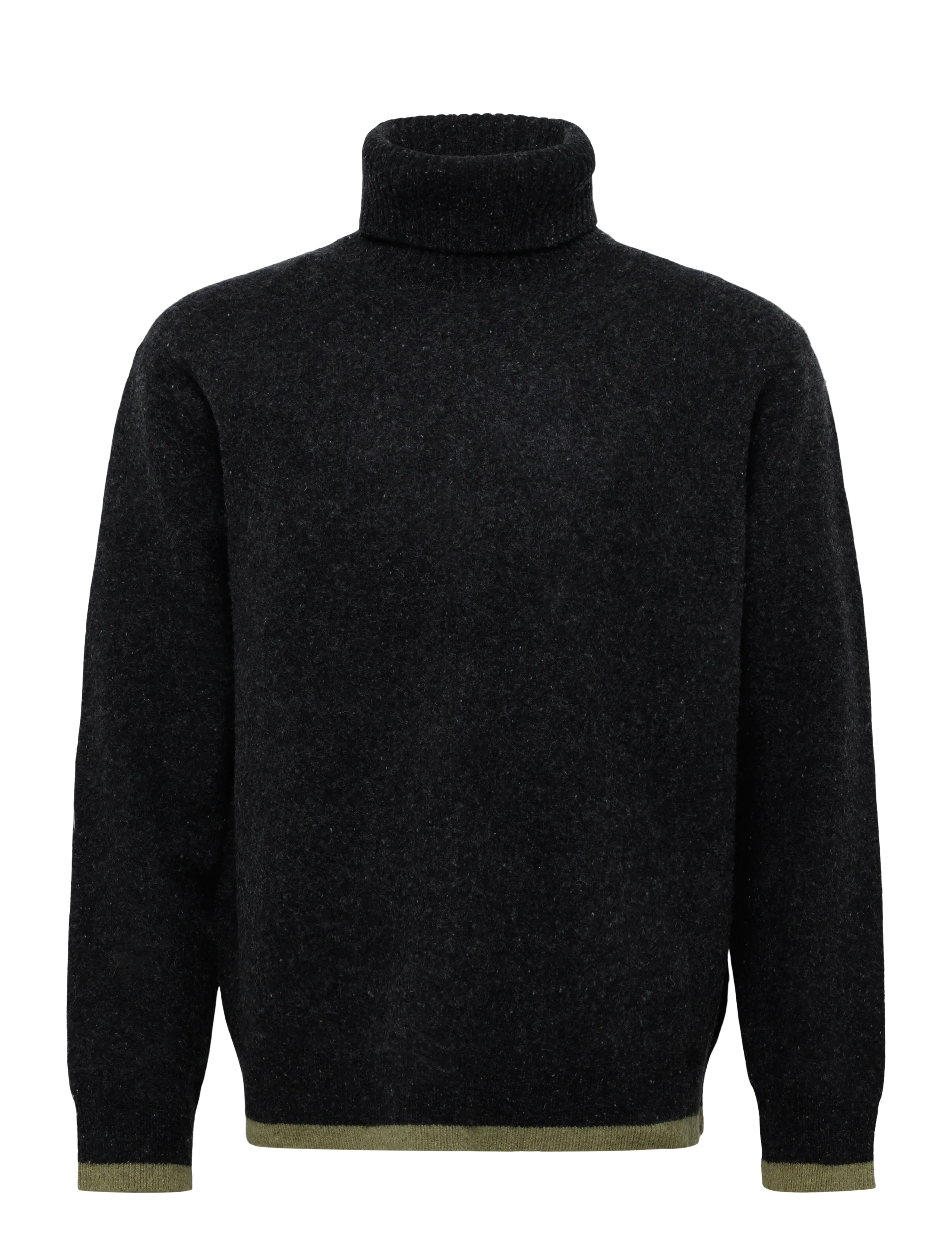 Annarr ANRSEBASTIAN LS KNIT ROLL NECK - Inspiration - DARK GREY MELANGE / grey