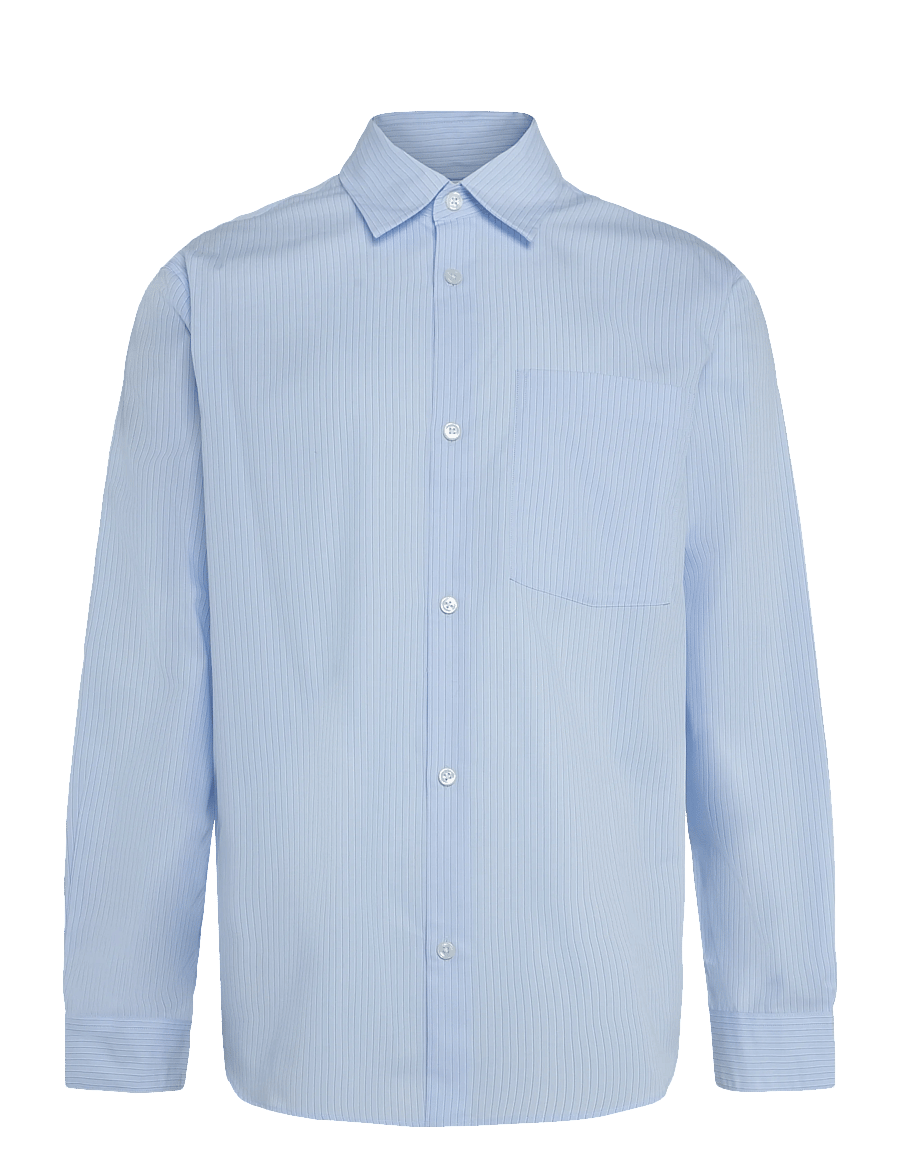 Annarr - ANRASLUND STRIPED POPLIN LS SHIRT - casual hemden - cashmere blue - 1