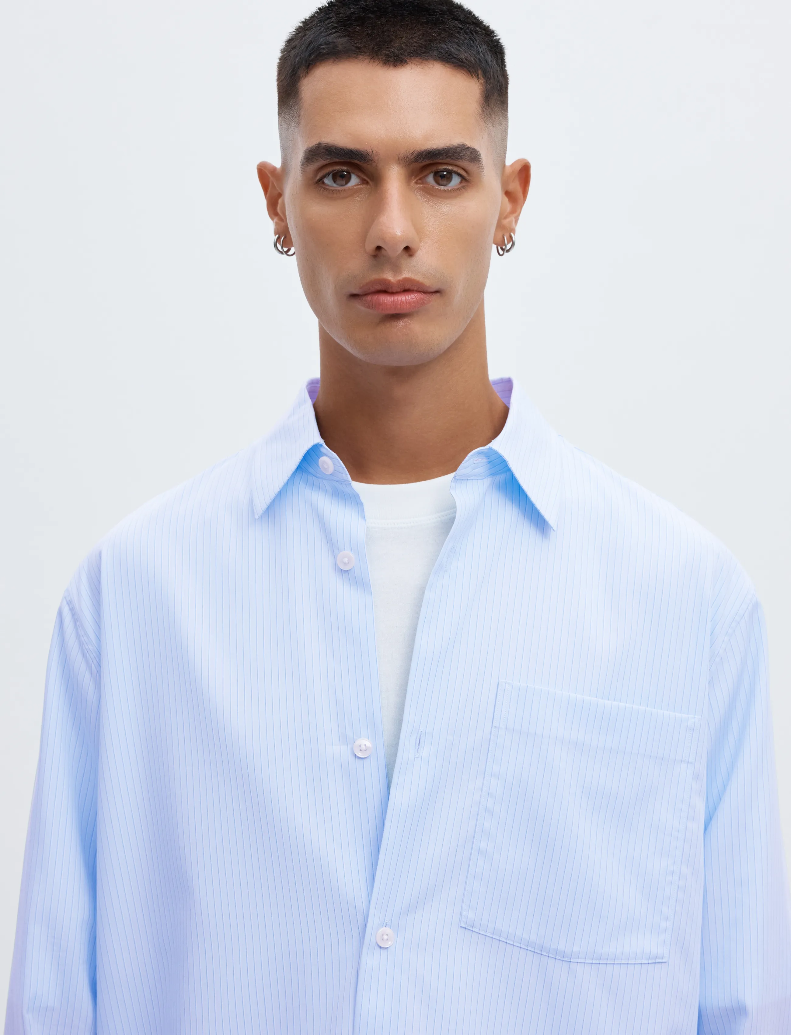 Annarr - ANRASLUND STRIPED POPLIN LS SHIRT - casual hemden - cashmere blue - 5