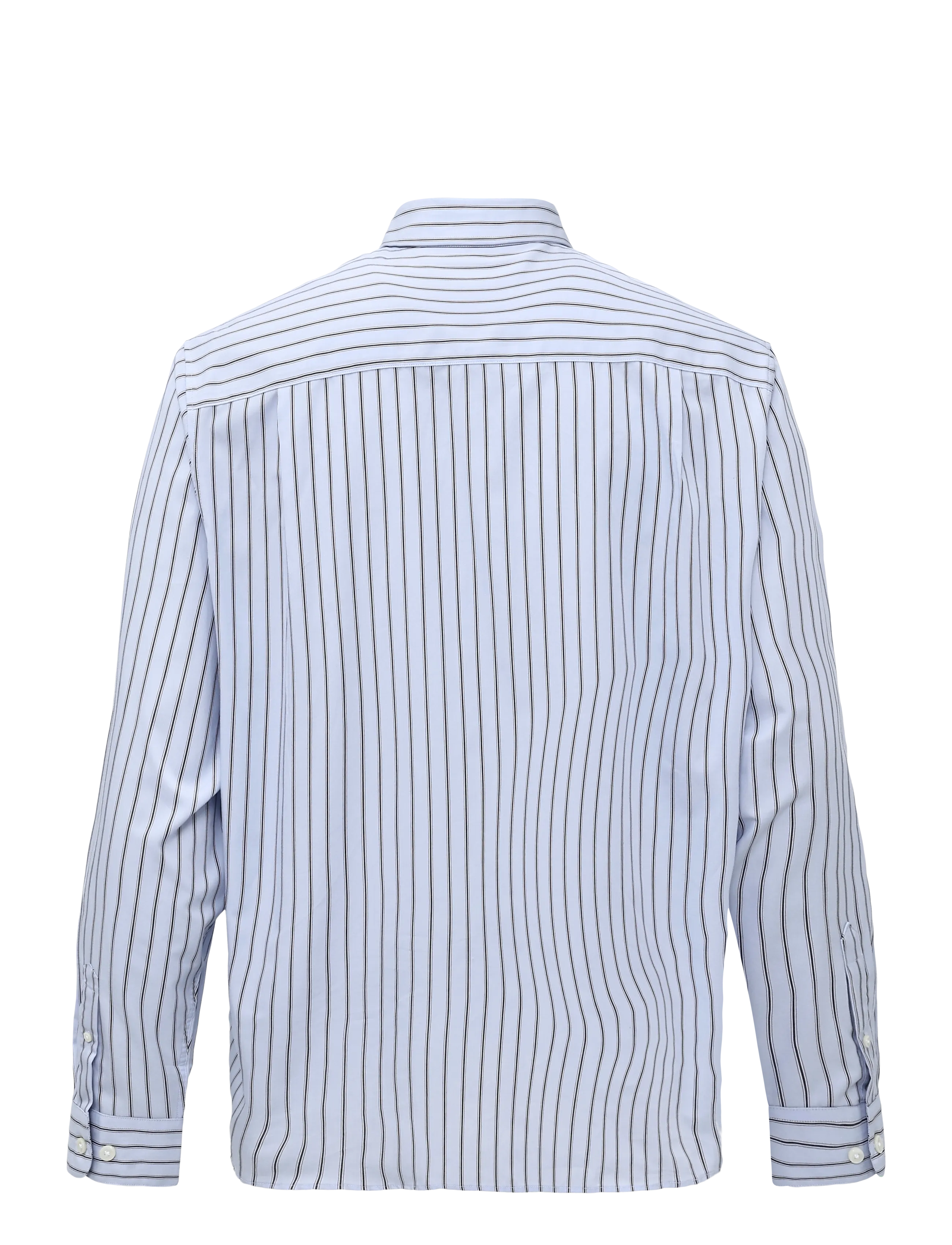 Annarr - ANRASLUND STRIPED POPLIN LS SHIRT - light blue - 1