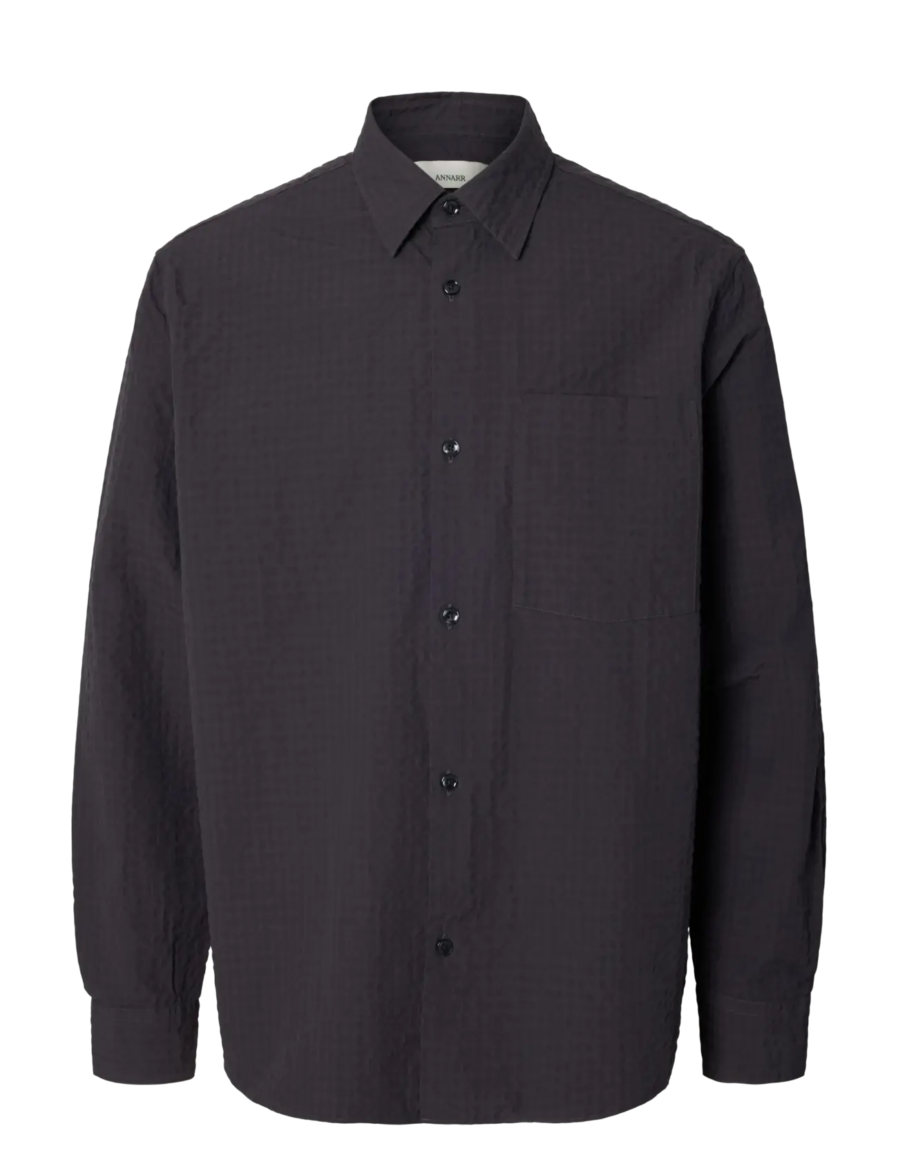 Annarr - ANRASLUND TEXTURE LS SHIRT - nine iron - 1