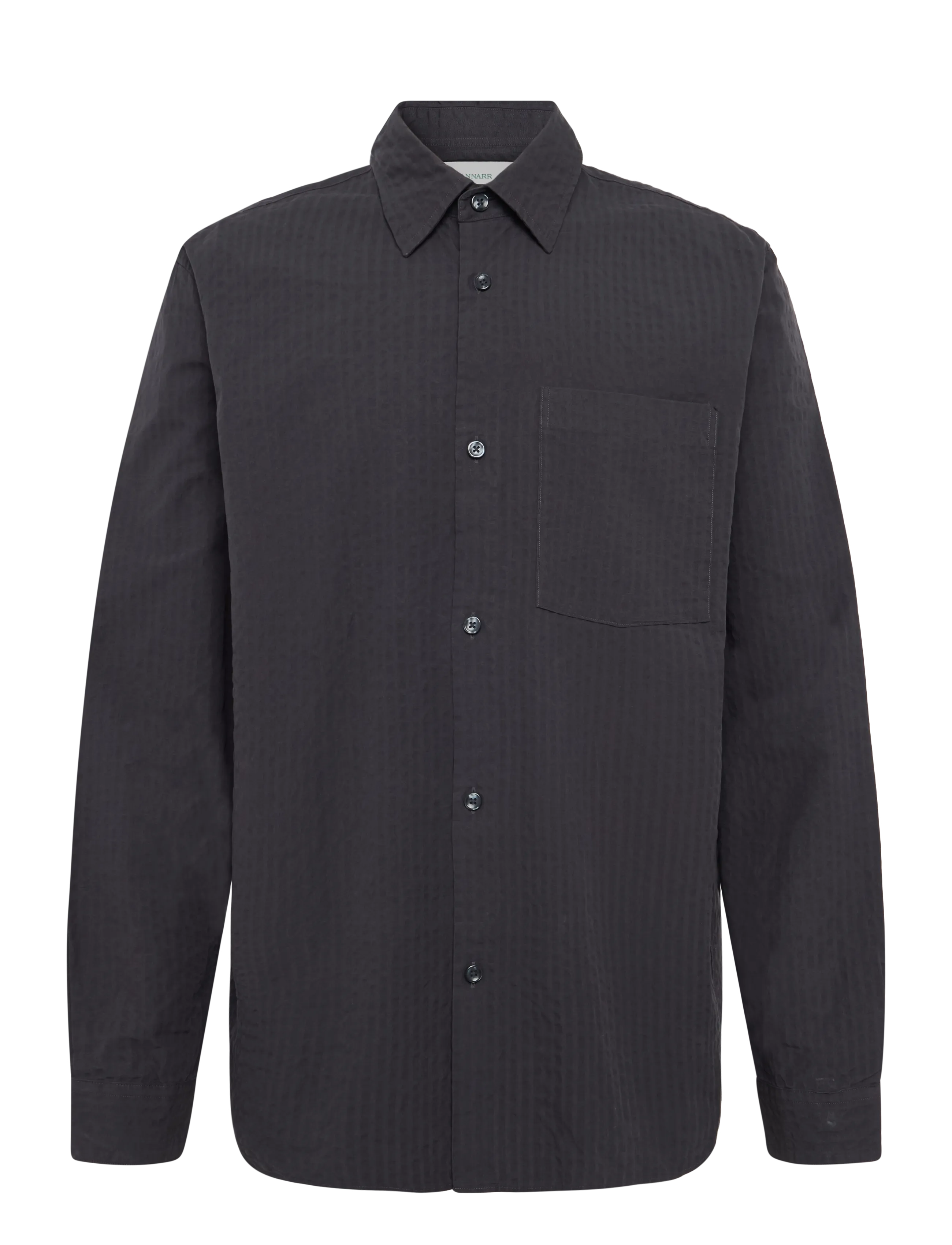 Annarr ANRASLUND TEXTURE LS SHIRT - Hemden - NINE IRON / grey