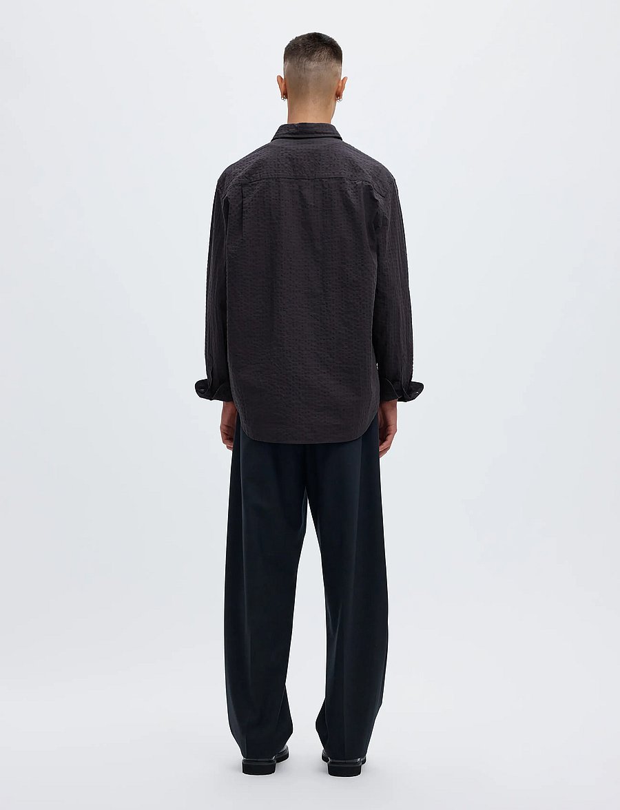Annarr - ANRASLUND TEXTURE LS SHIRT - nine iron - 2