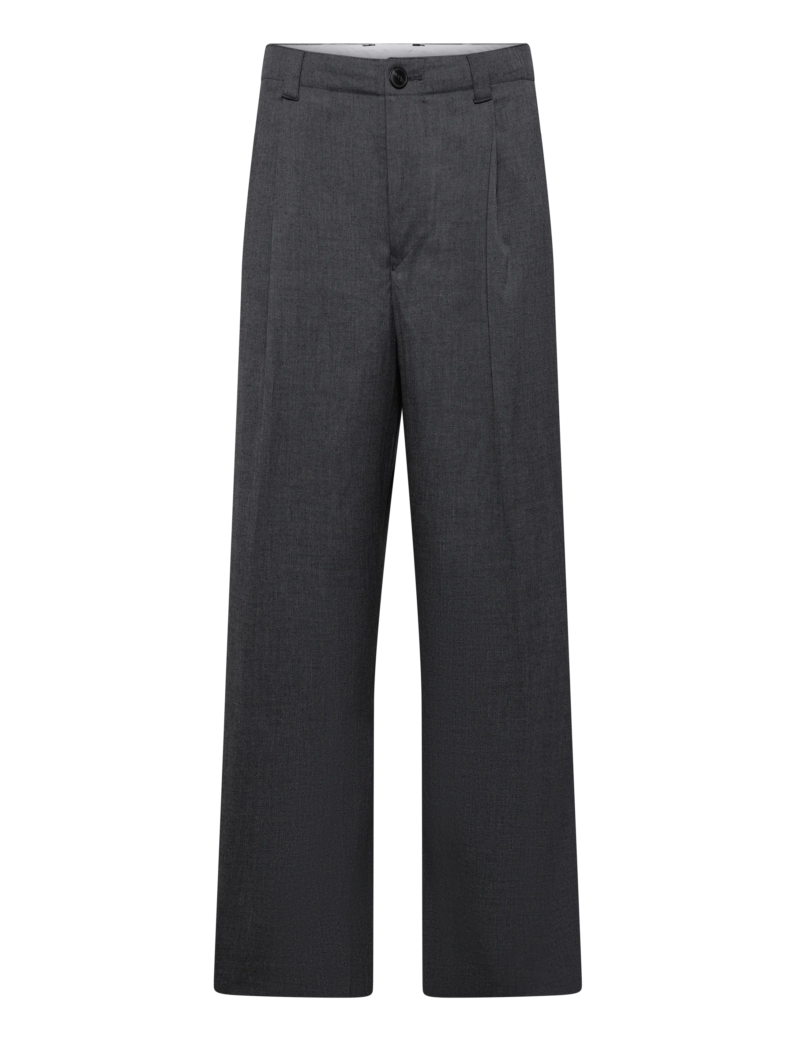 Annarr ANRRAVN 263 TROUSER - Formell - DARK GREY MELANGE / grey
