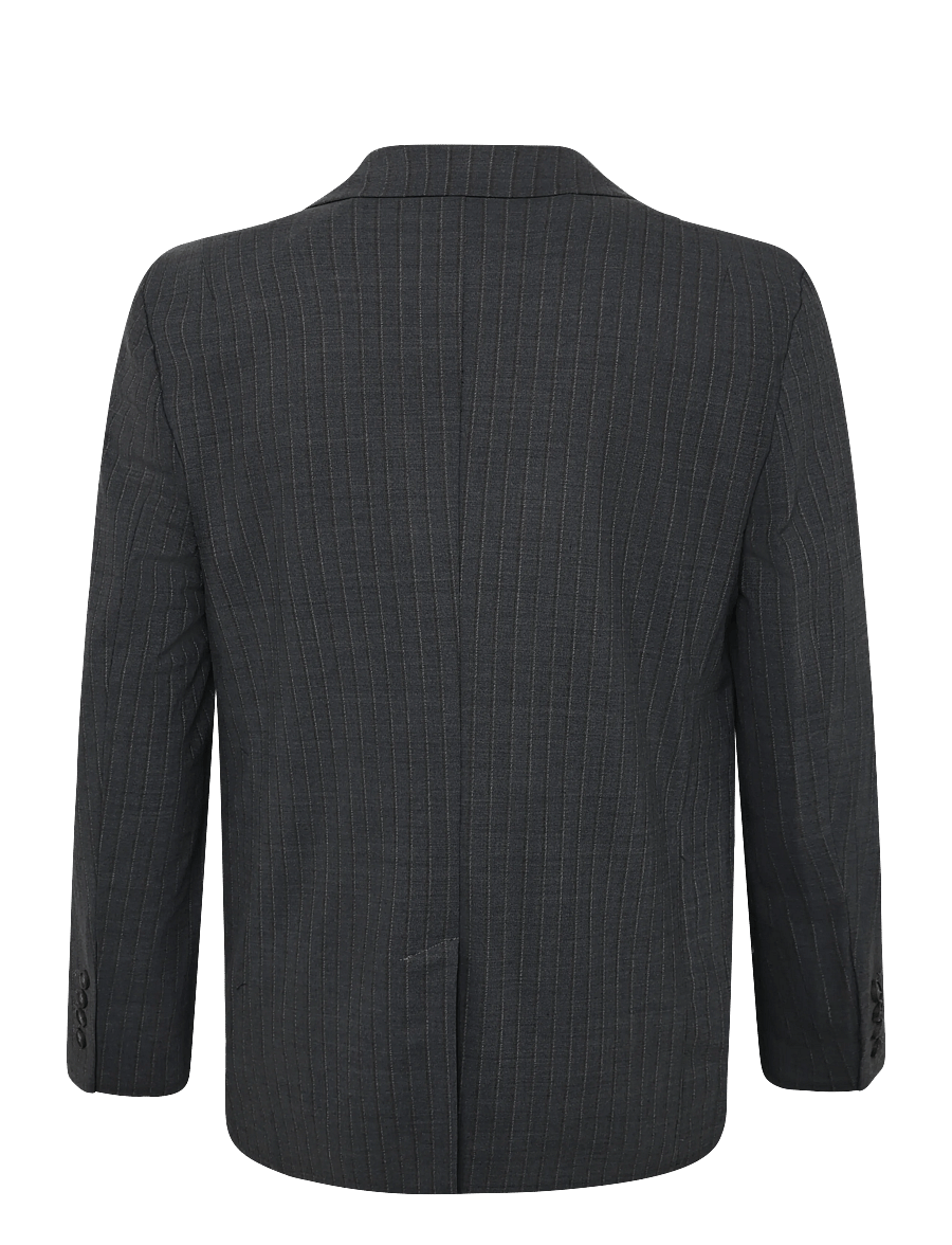 Annarr - ANRTOKI 263 WOOL BLEND BLAZER - enkelknäppta kavajer - dark grey melange - 2