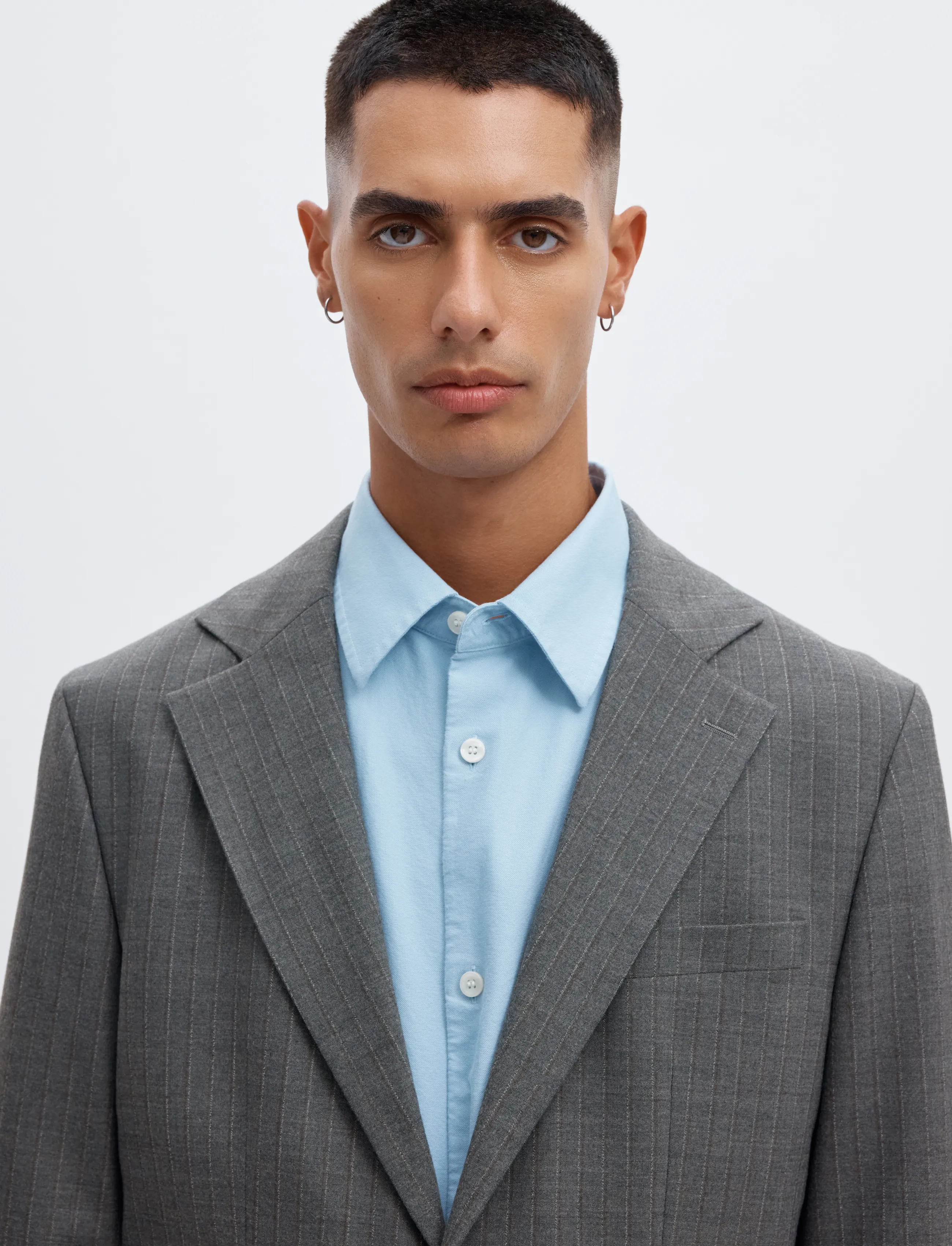 Annarr - ANRTOKI 263 WOOL BLEND BLAZER - Üherealised pintsakud - dark grey melange - 4